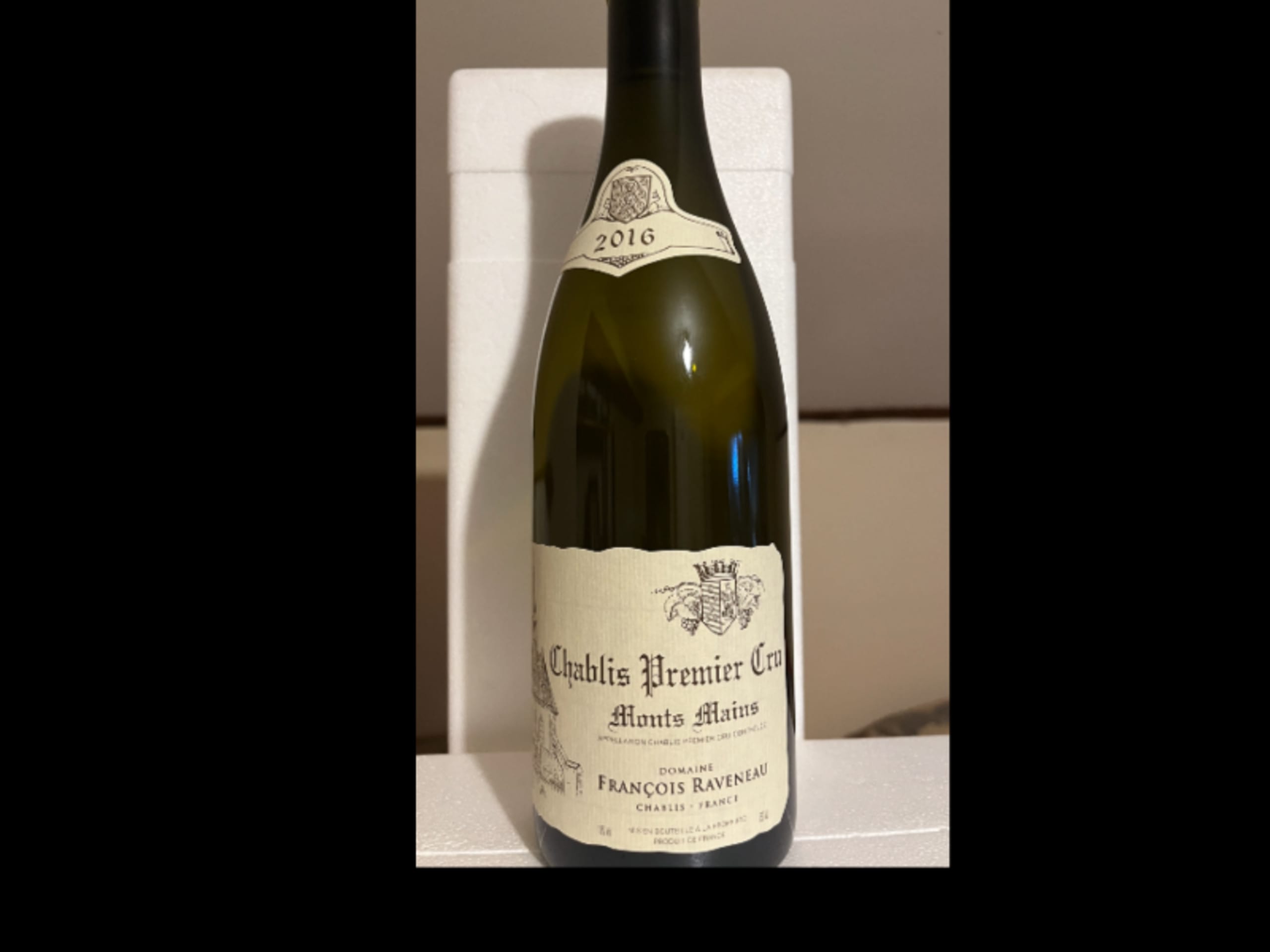 Chablis Premier Cru, Monts Mains, François Raveneau, 2016
