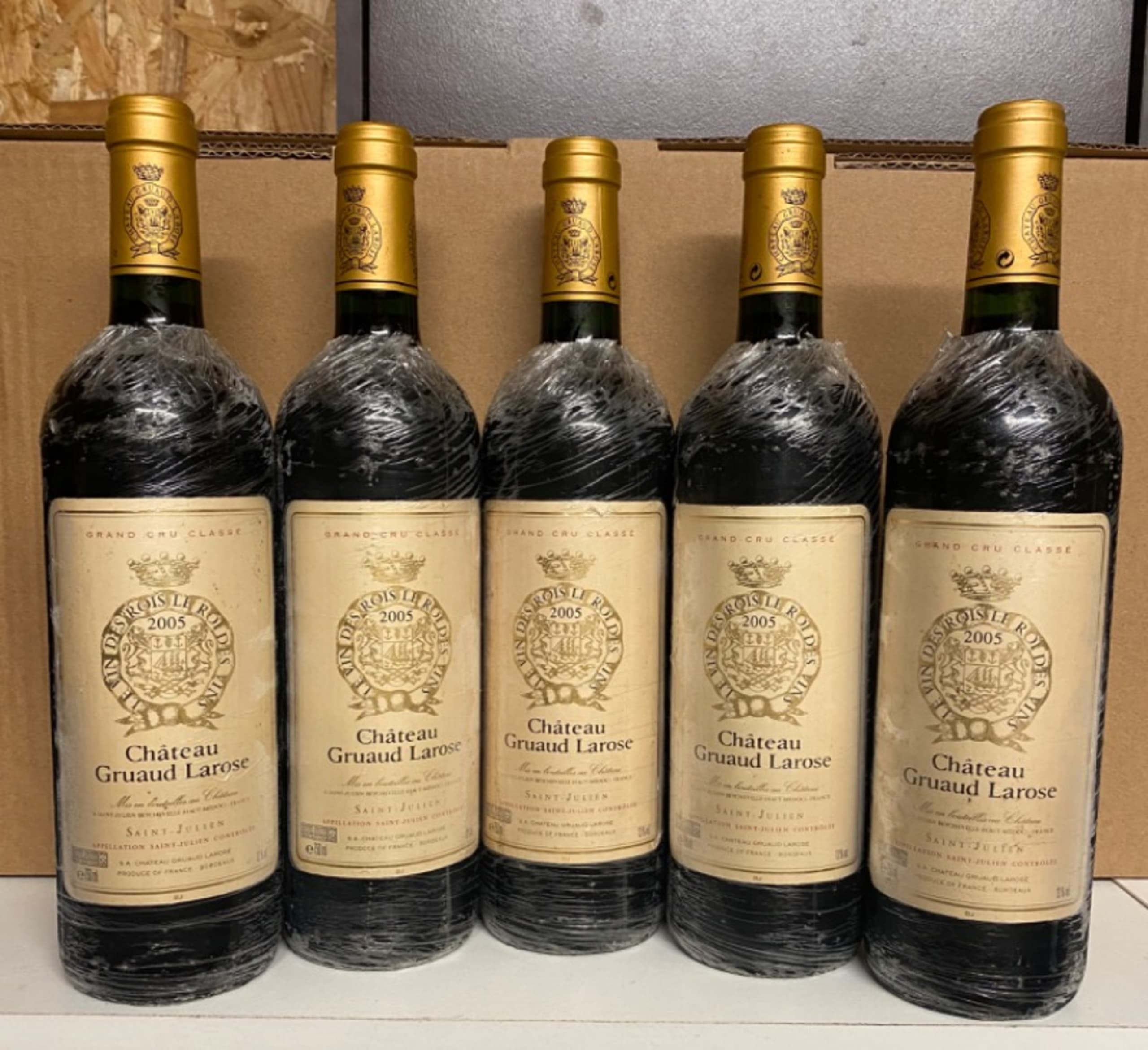5 x Château GRUAUD LAROSE, Saint-Julien, 2005
