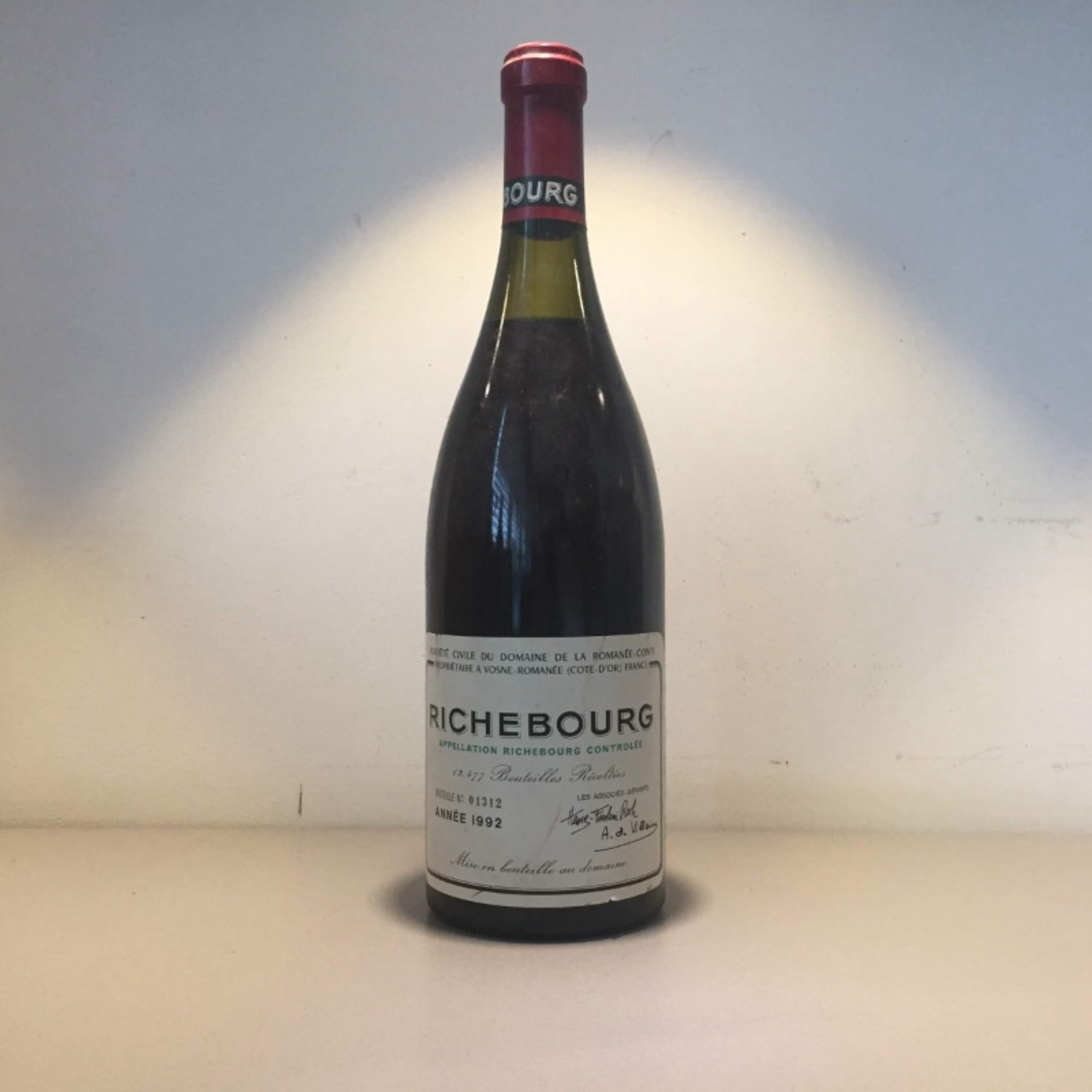 Romanée-Conti, BOUTEILLE #01312, RICHEBOURG, 1992