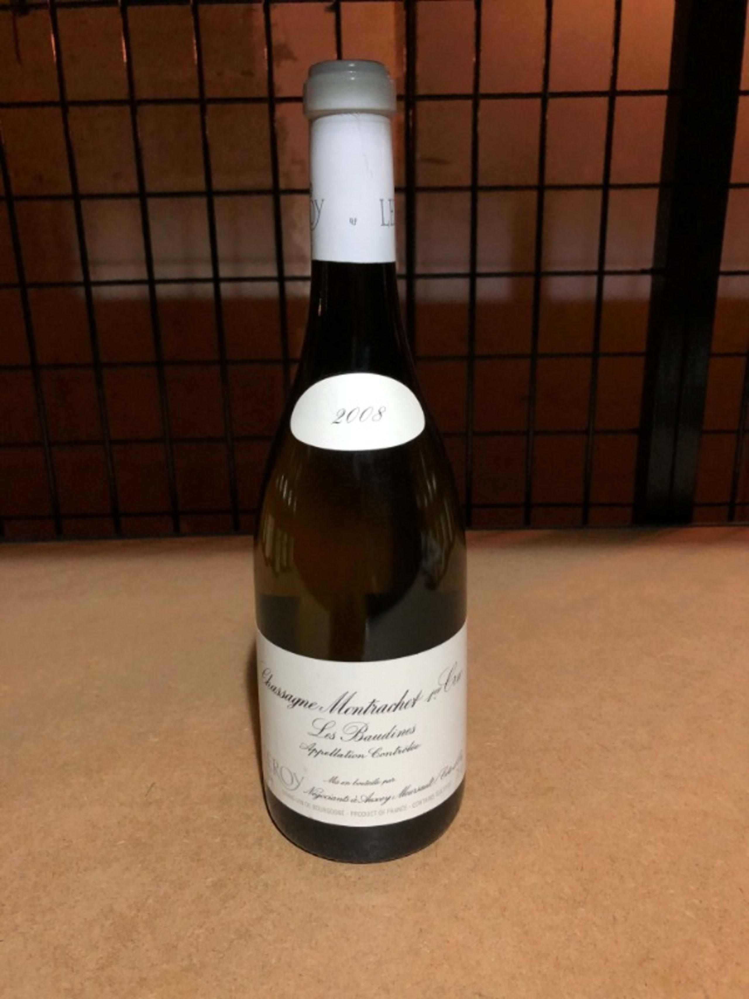 Chassagne-Montrachet, 1-er cru - Les Baudines, Leroy SA, 2008