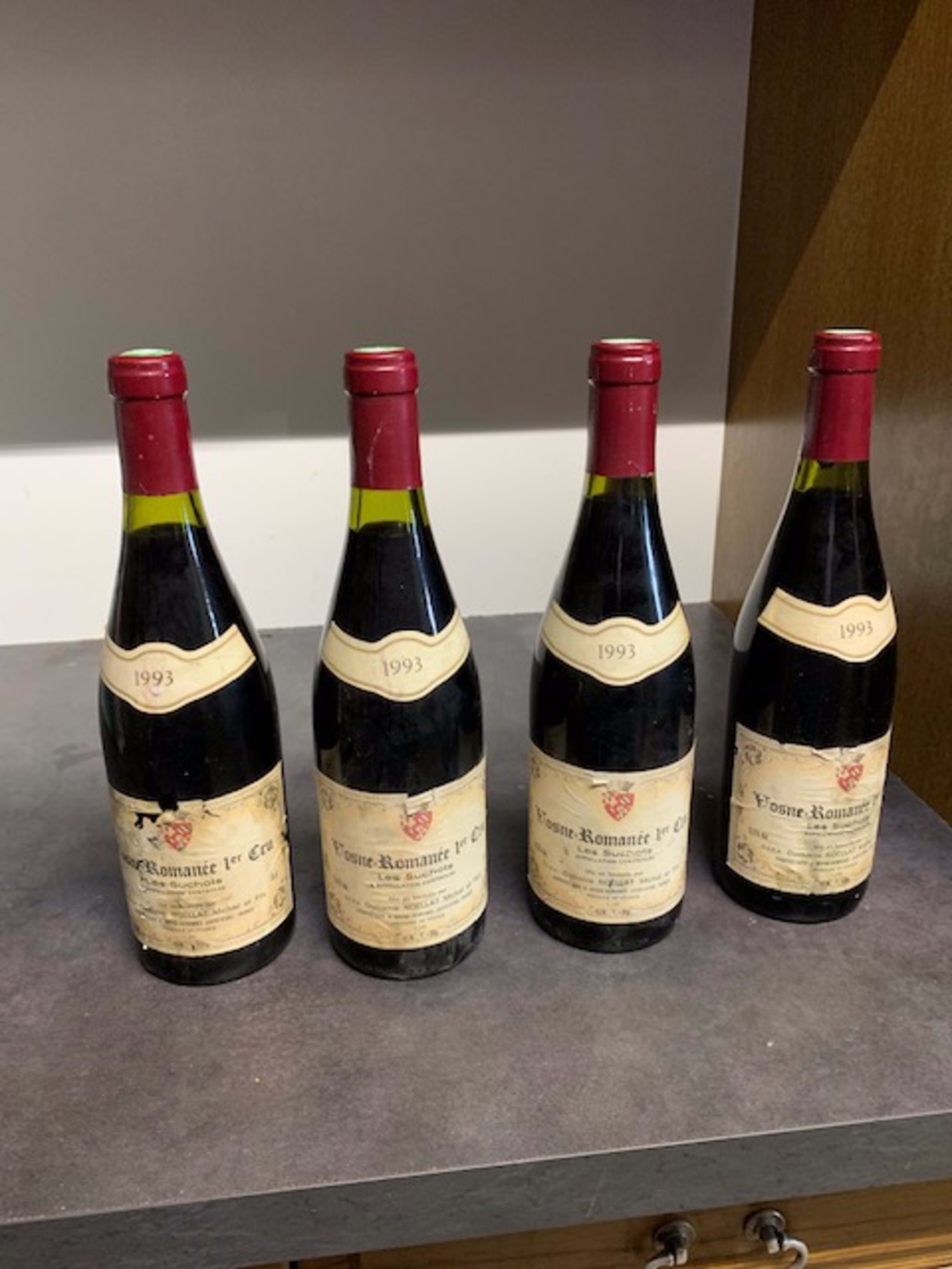 4 x Vosne-Romanée, Les SUCHOTS - 1er CRU, Domaine Michel Noëllat, 1993