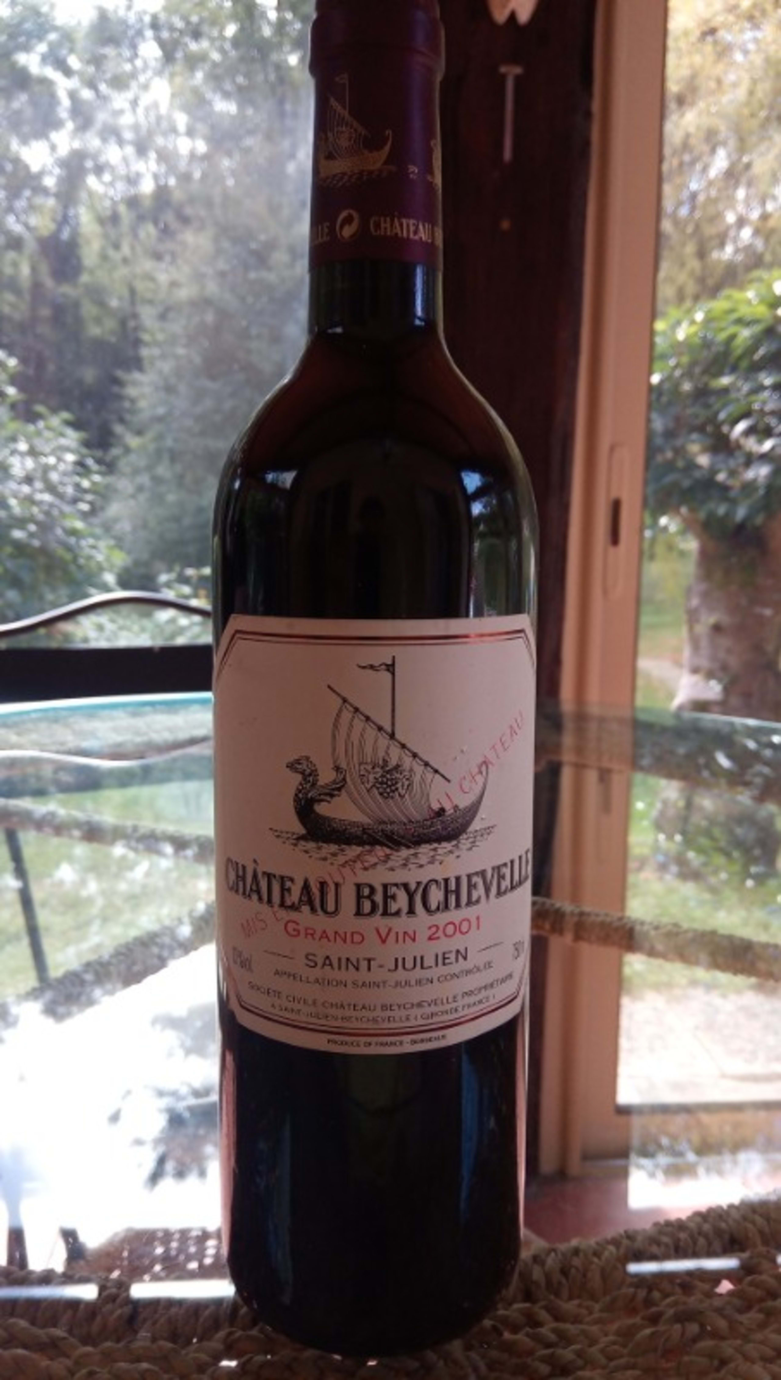 Château Beychevelle, Saint-Julien, 2001