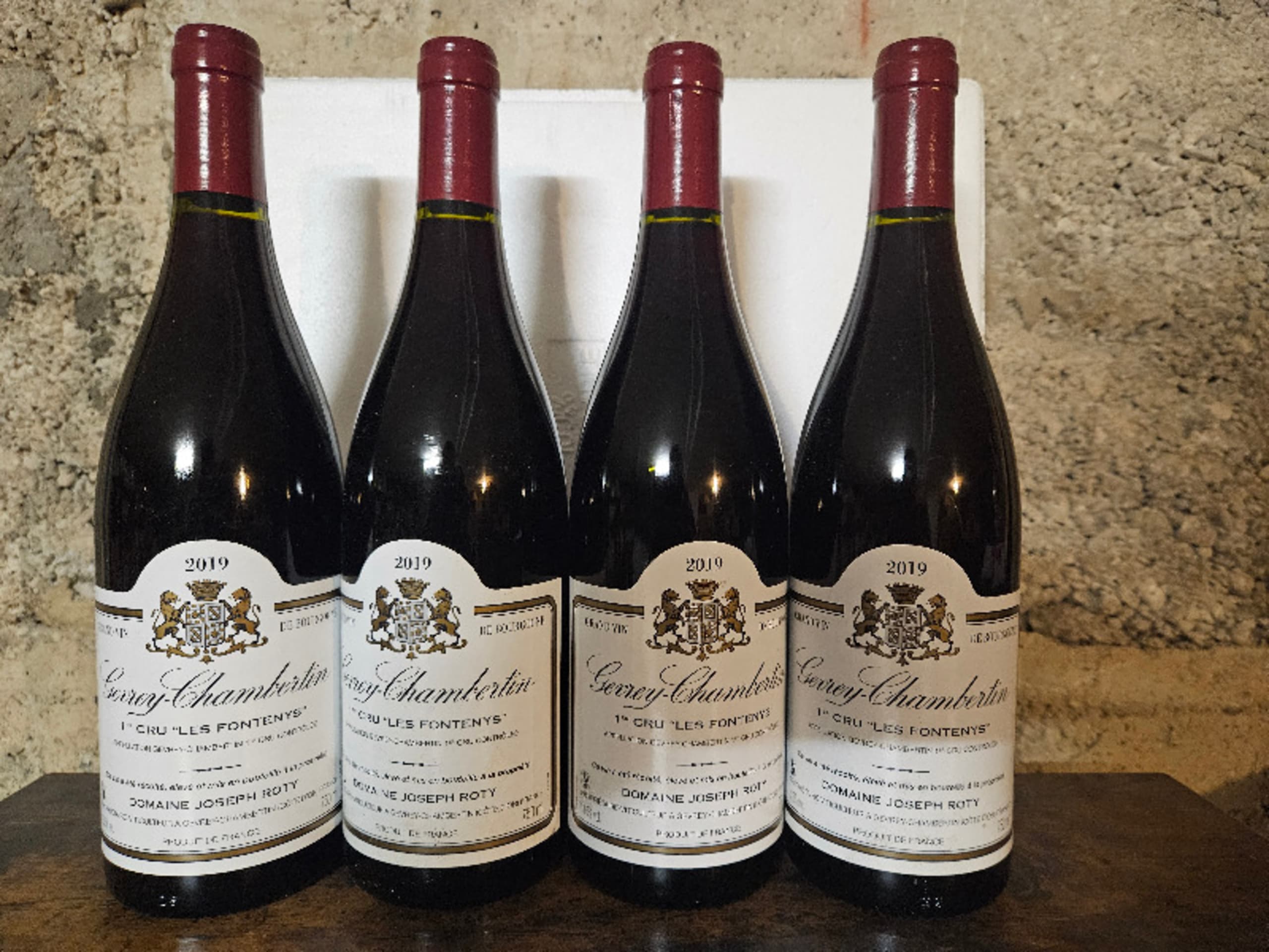 4 x Gevrey-Chambertin, 1er cru Les Fontenys, Joseph Roty, 2019