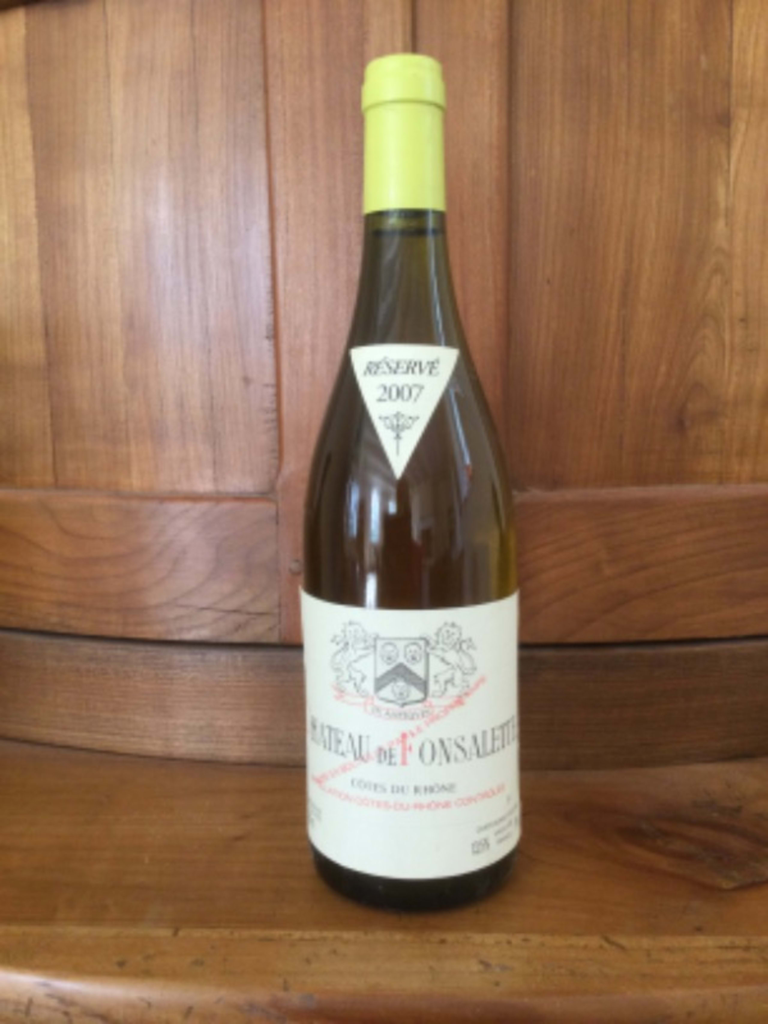 Côtes-du-Rhône, Réservé, Château de Fonsalette (Bc/Wh), 2007