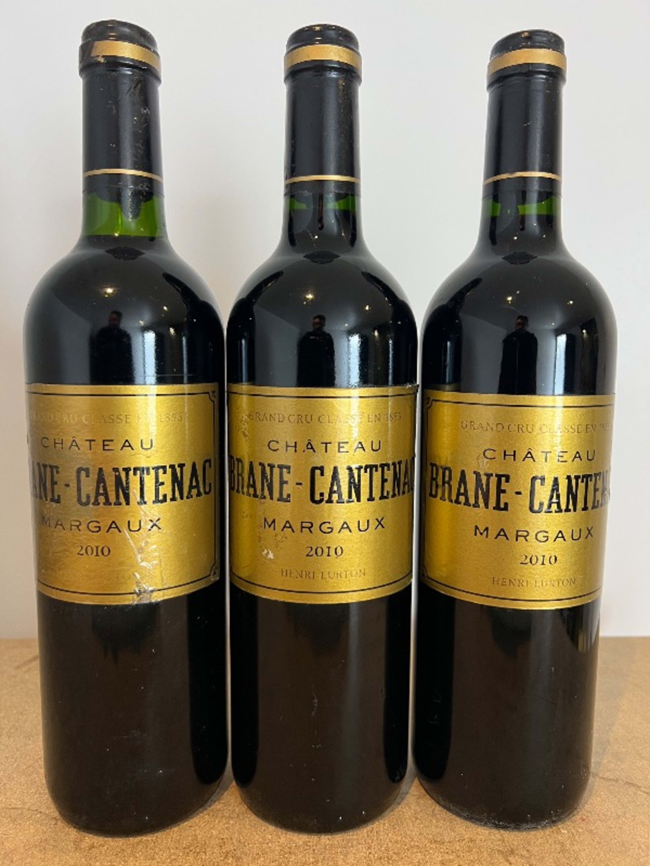 3 X Château Brane-Cantenac, Margaux, 2010