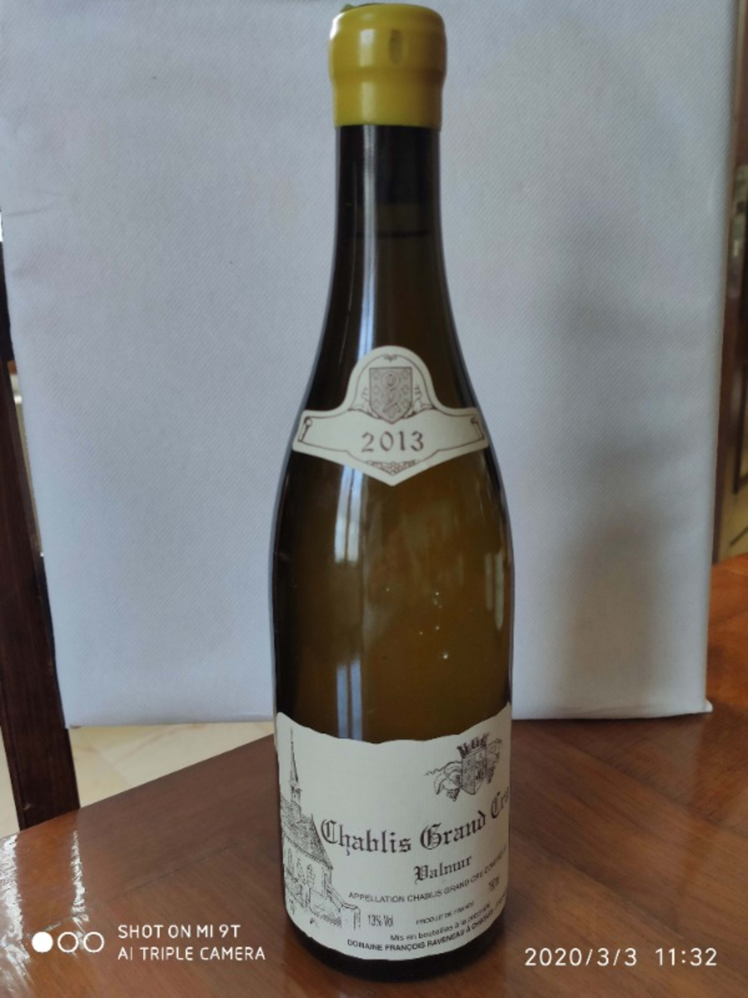 Chablis Grand Cru, Valmur, François Raveneau, 2013