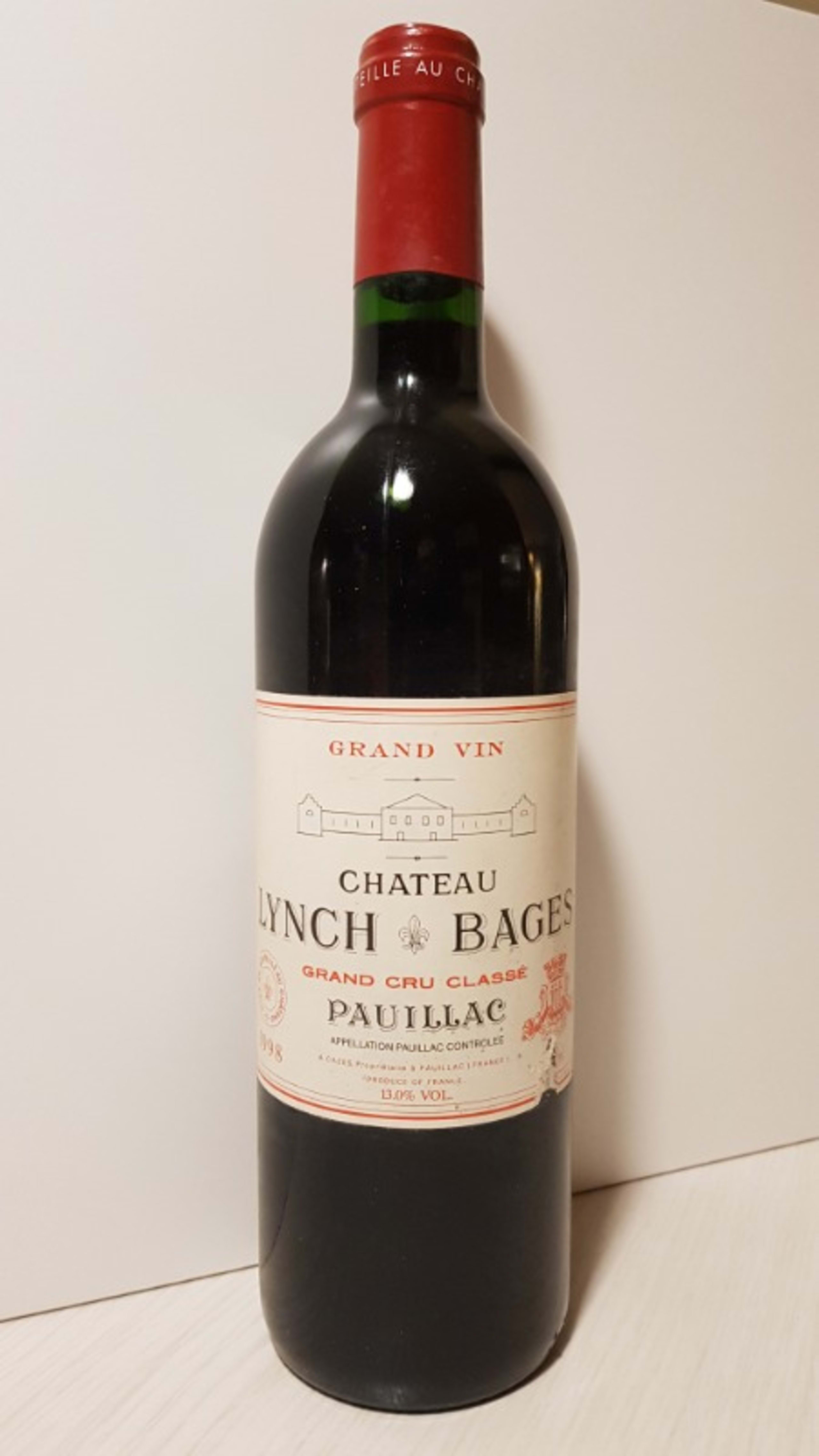 Grand Cru Classé, Château Lynch Bages, Pauillac, 1998