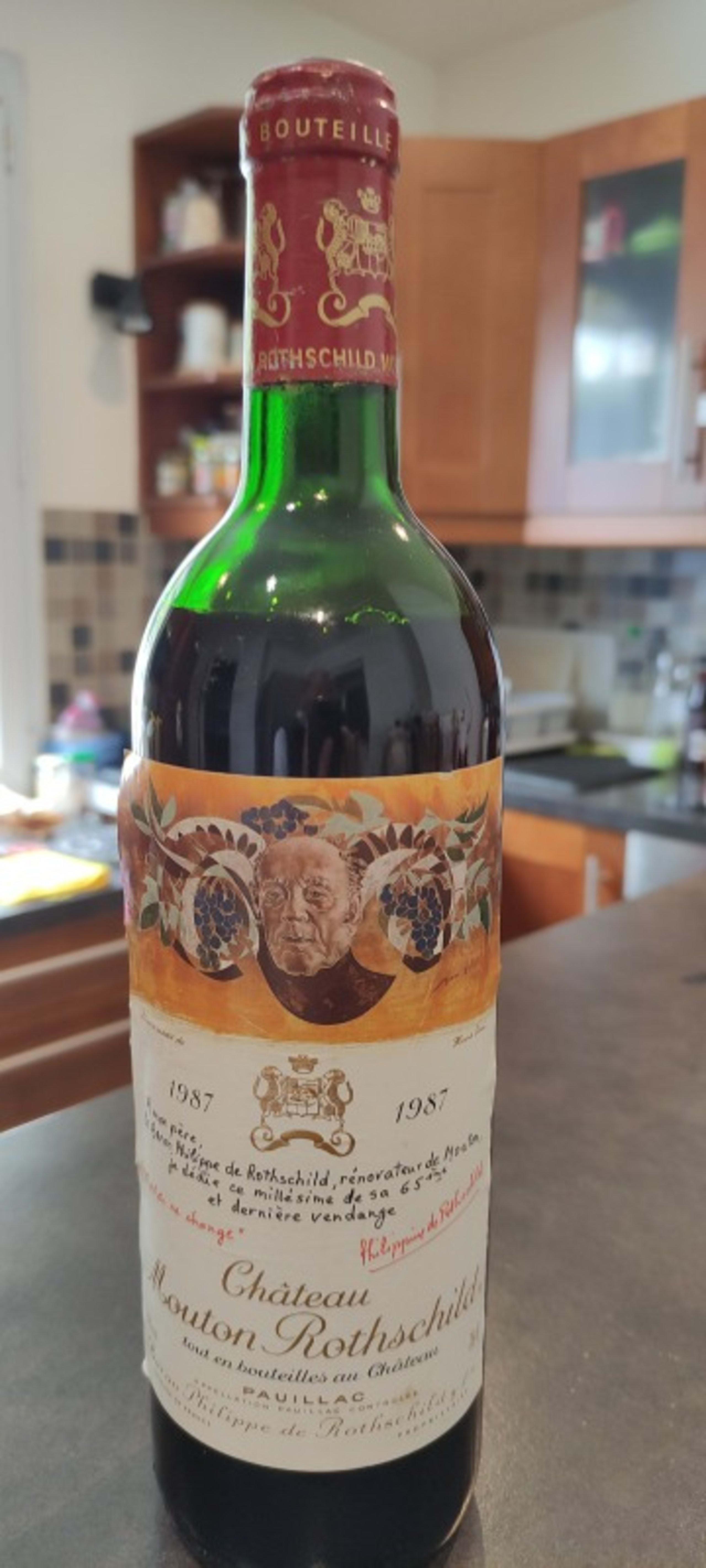 Château Mouton Rothschild, Pauillac, 1987