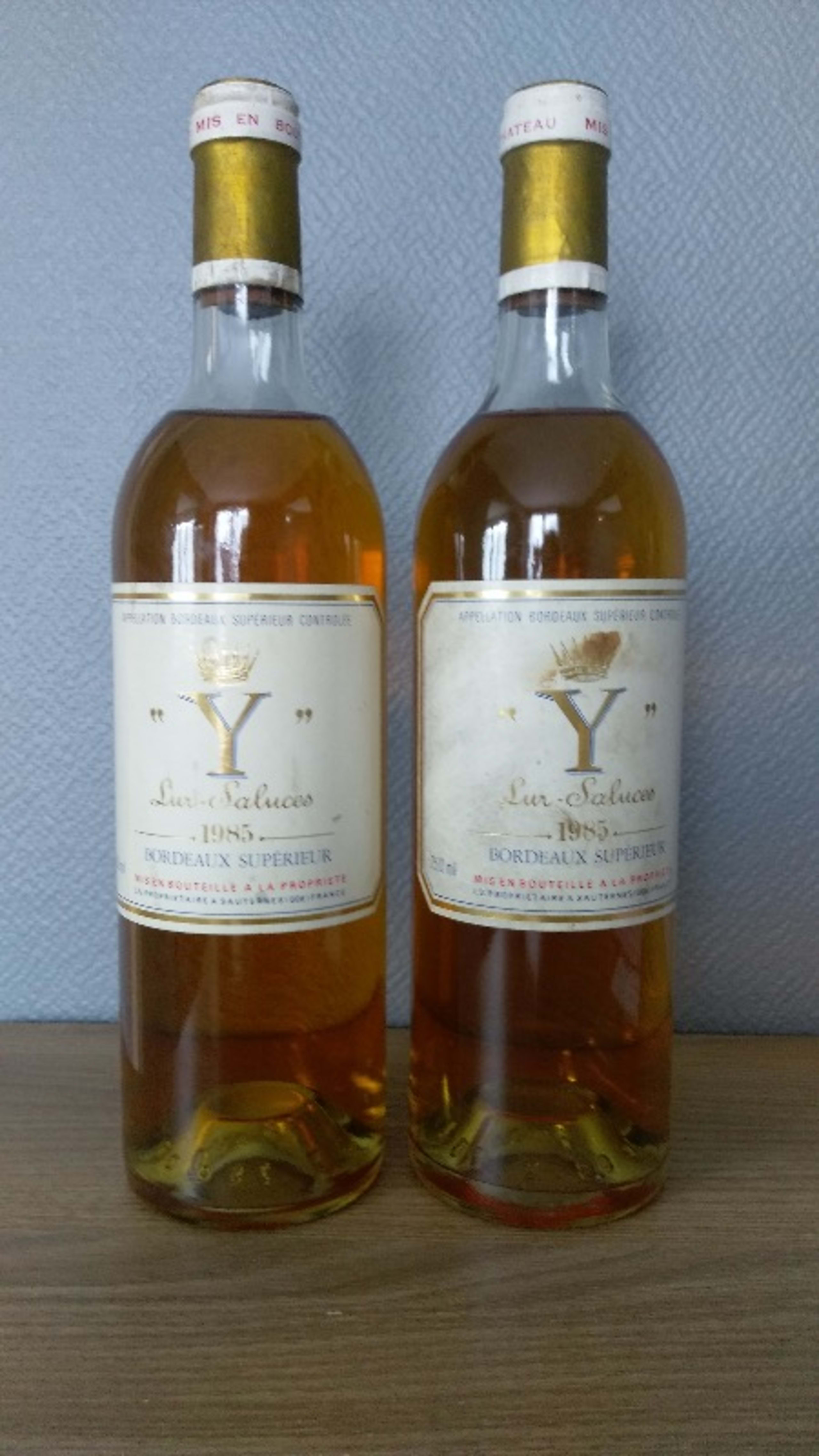Y Lur Saluces - Château Yquem, Sauternes, 1985