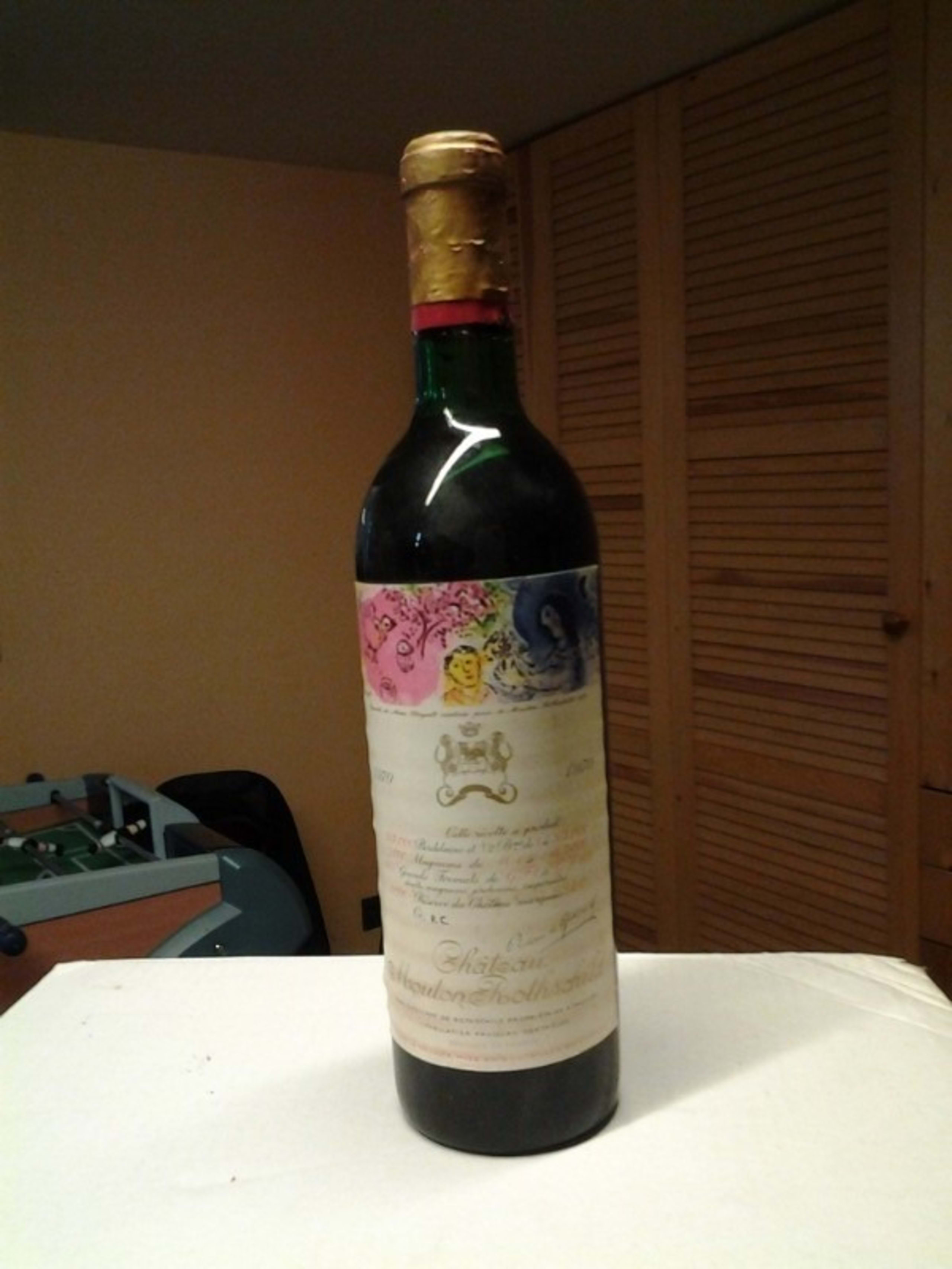 1er GCC, Château Mouton Rothschild, Pauillac, 1970