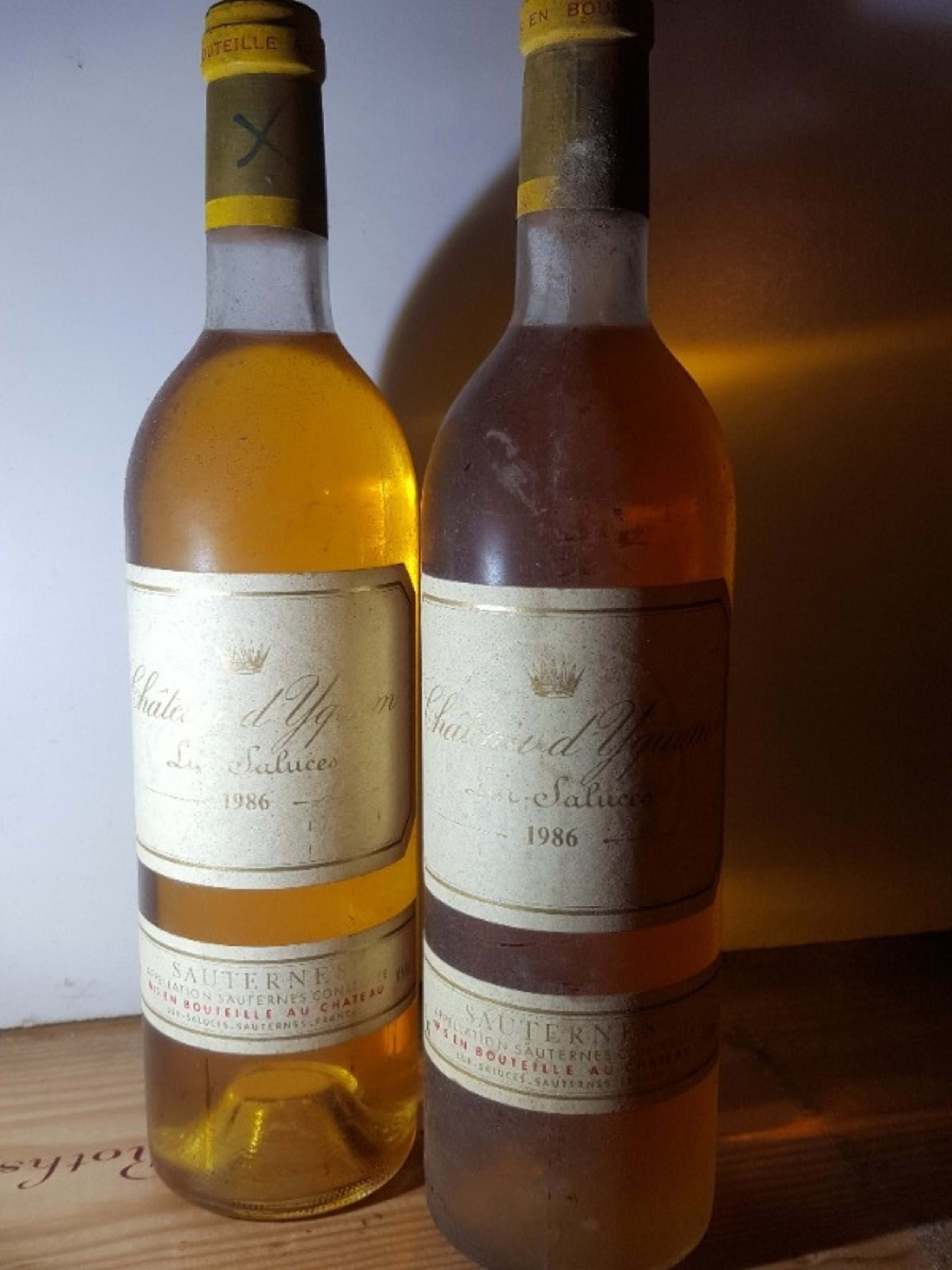 Château d'Yquem, Lur-Saluces, Sauternes, 1986