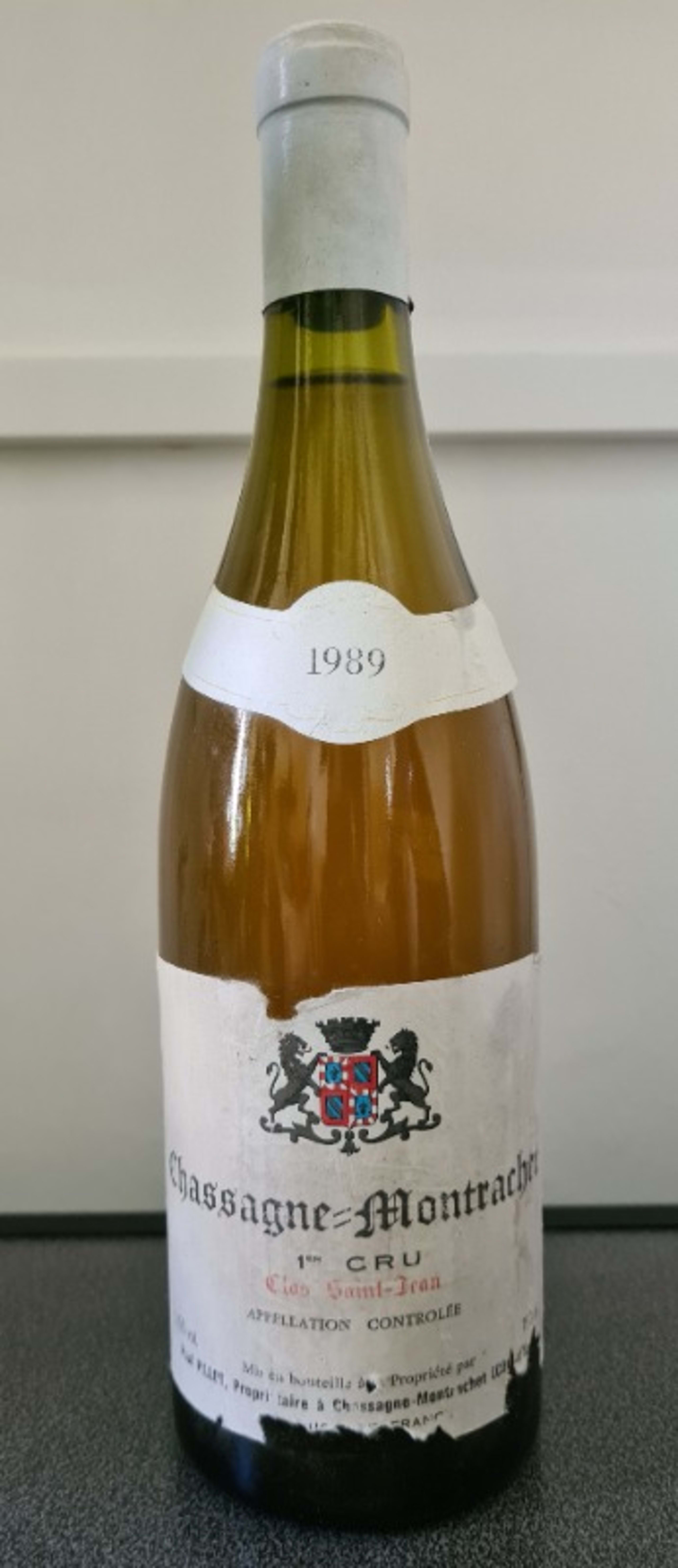 Chassagne-Montrachet, 1er cru Clos Saint-Jean, Paul PILLOT, 1989