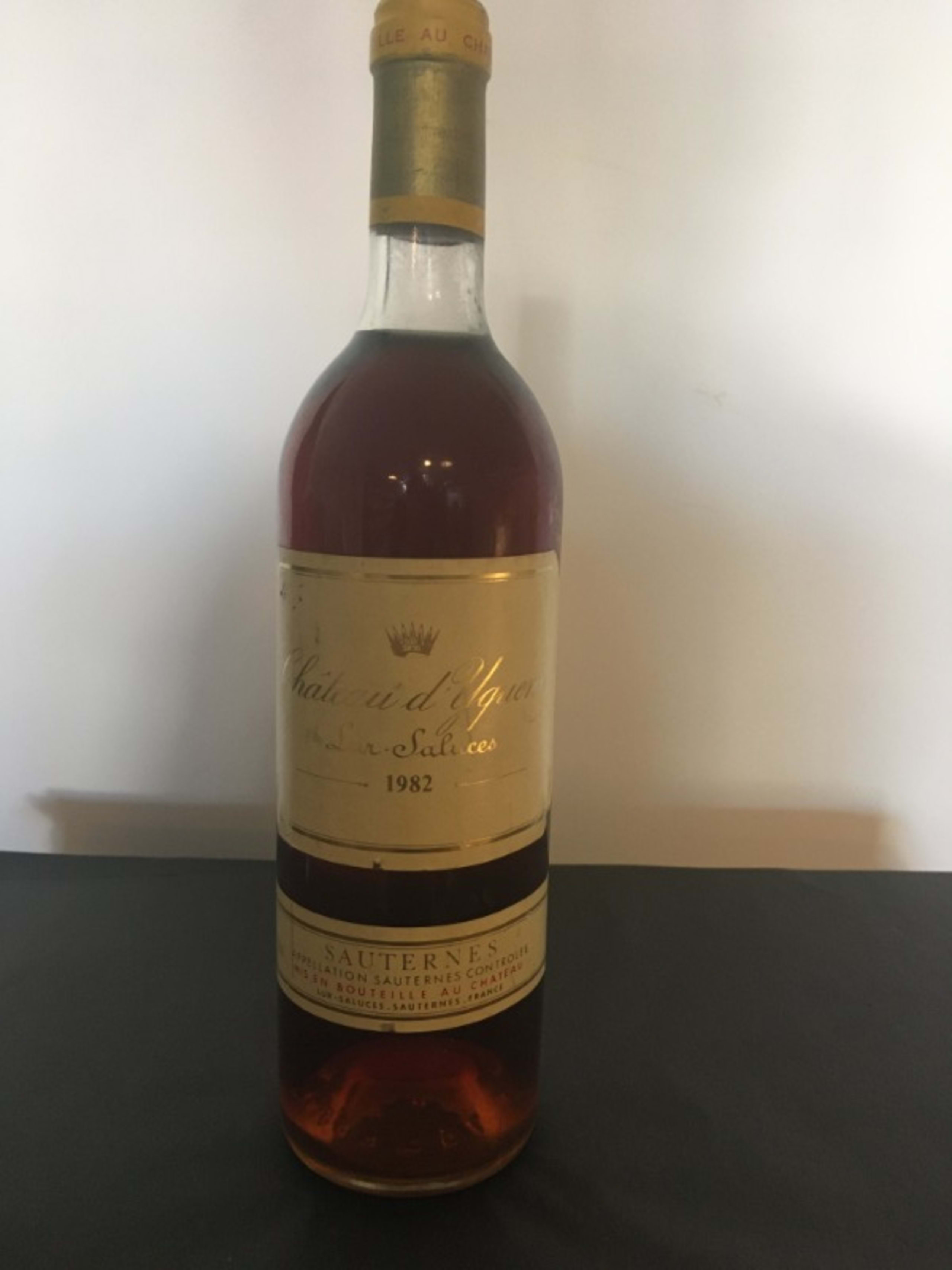 Lur Saluces, château  d'Yquem, Sauternes, 1982