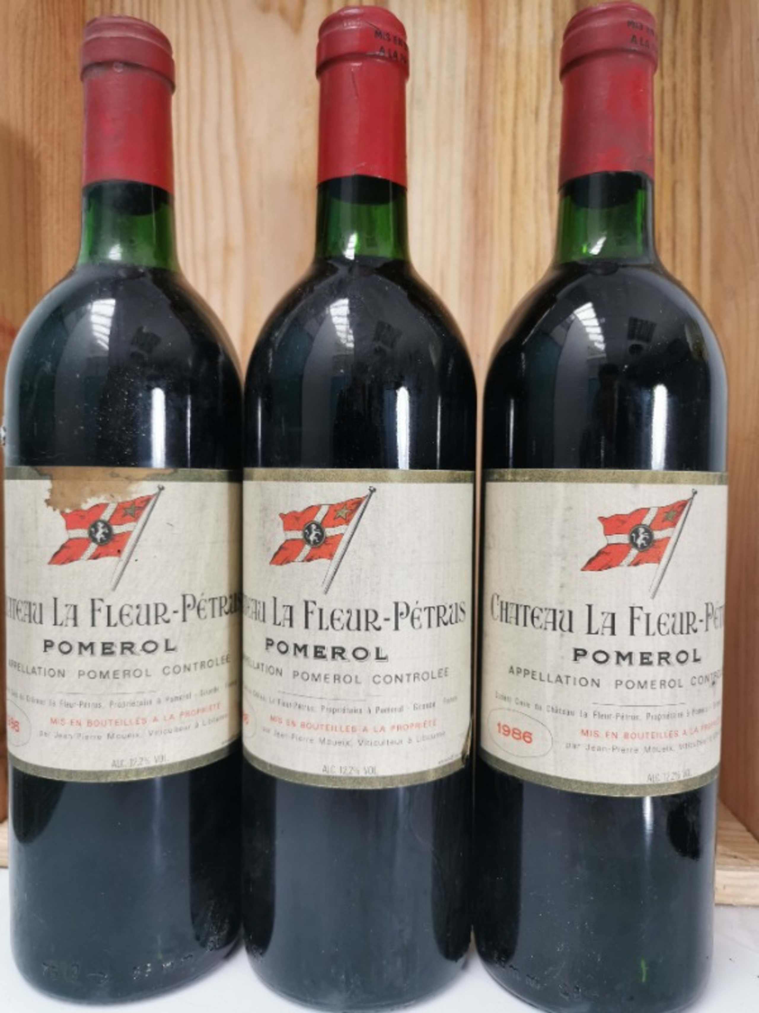 3 x Château La Fleur Petrus, Pomerol, 1986