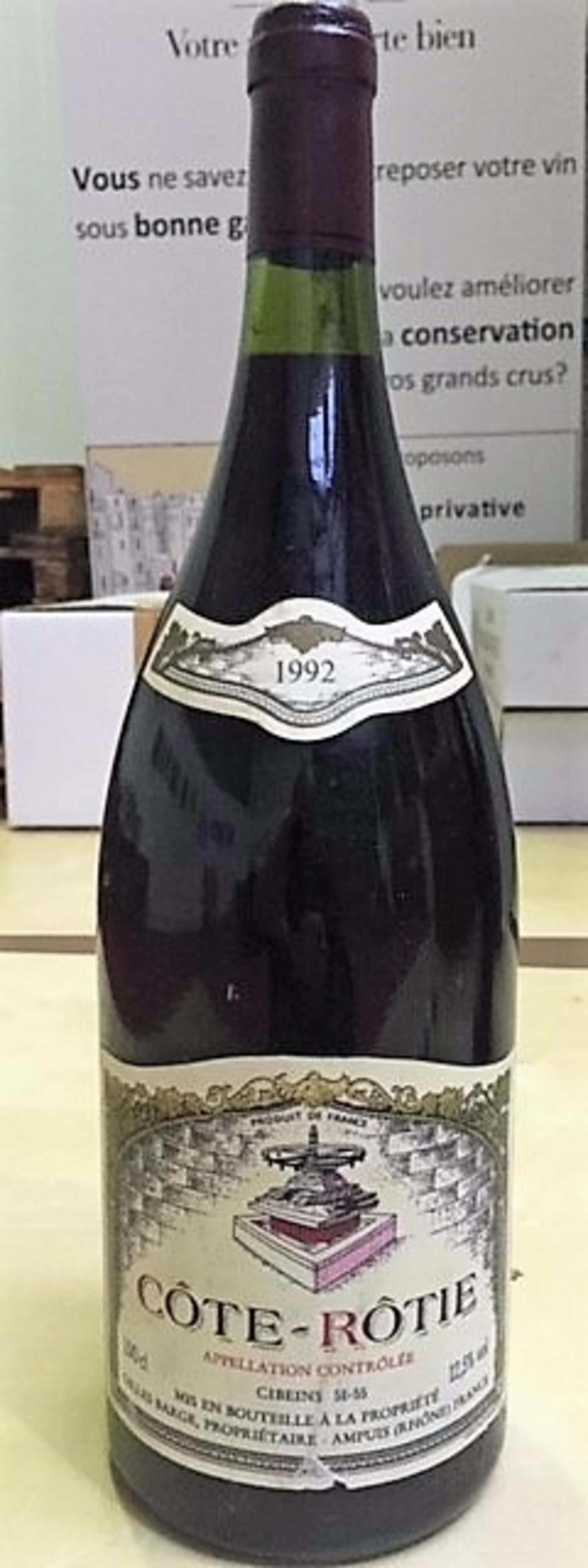 Côte-Rôtie, Gilles Barge, 1992 (Magnum)