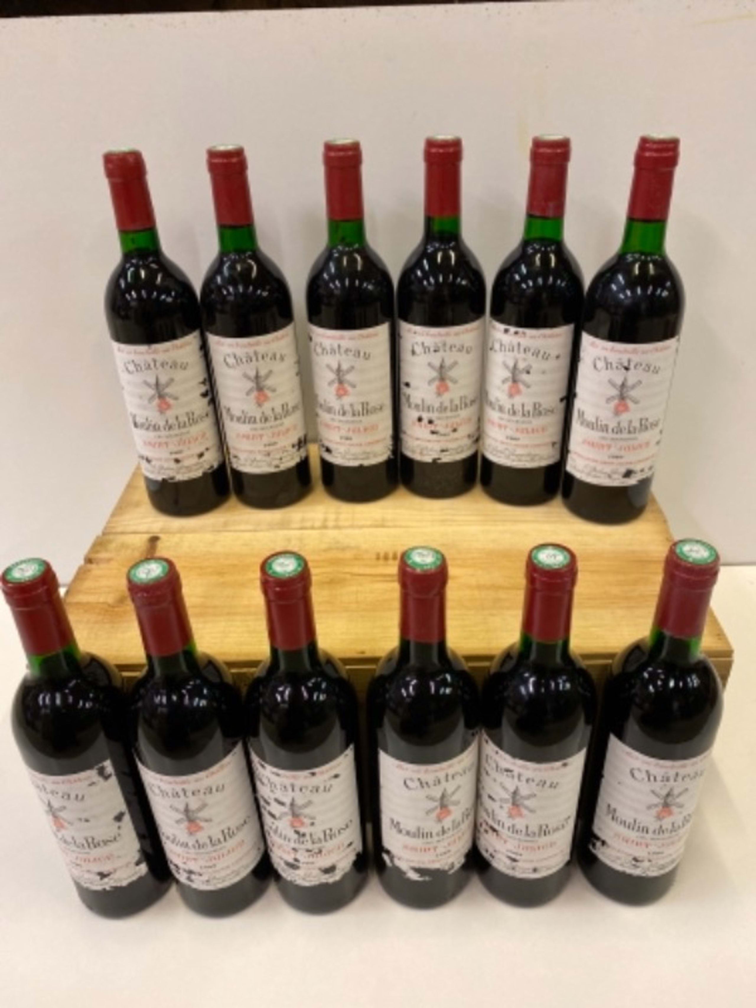 CBO/OWC12 x Cru bourgeois, Château moulin de la rose, Saint-Julien, 1989