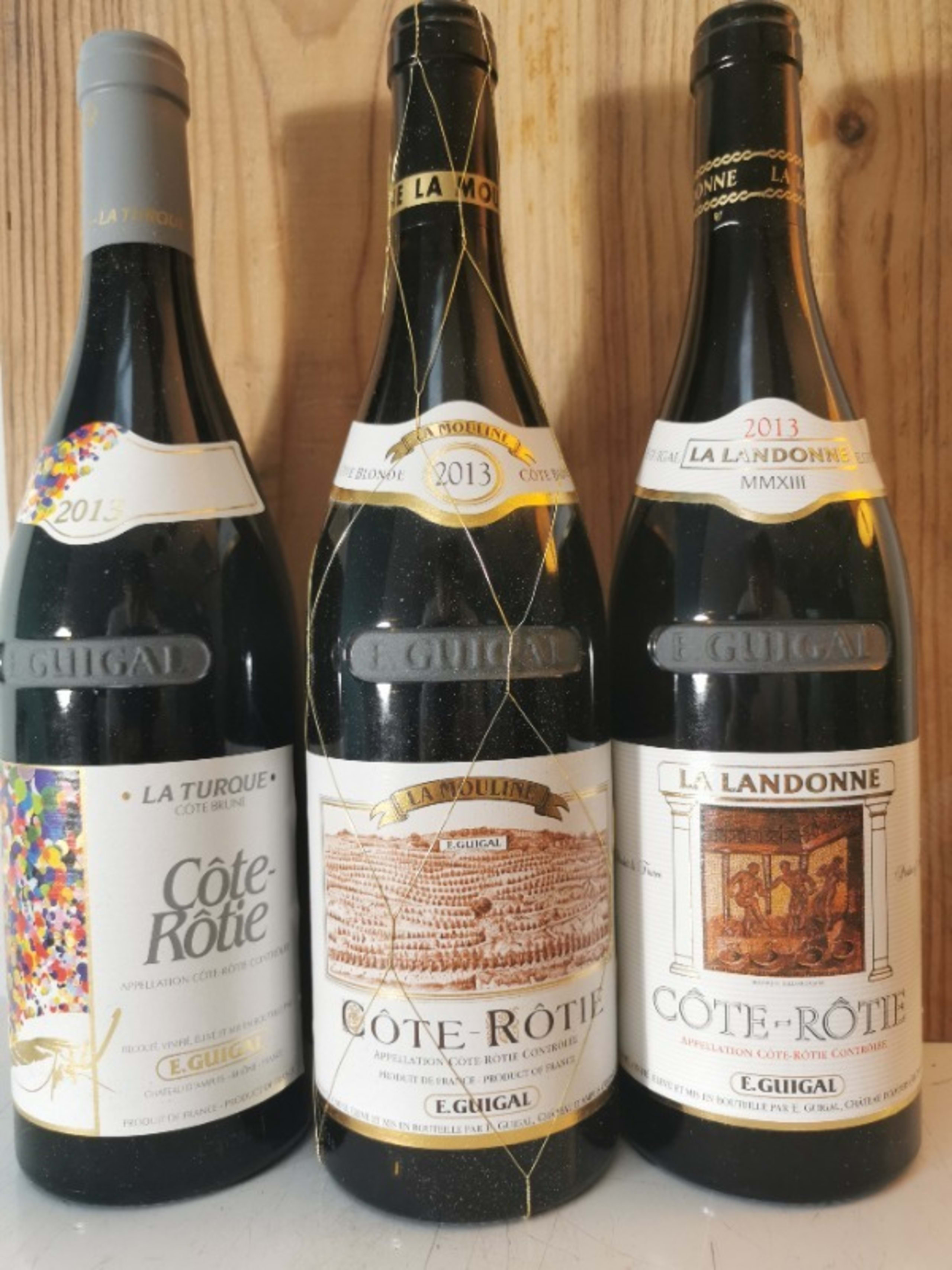 3 x CBO/OWC3 x Côte-Rôtie, Trilogie LaLaLa, E. Guigal, 2013