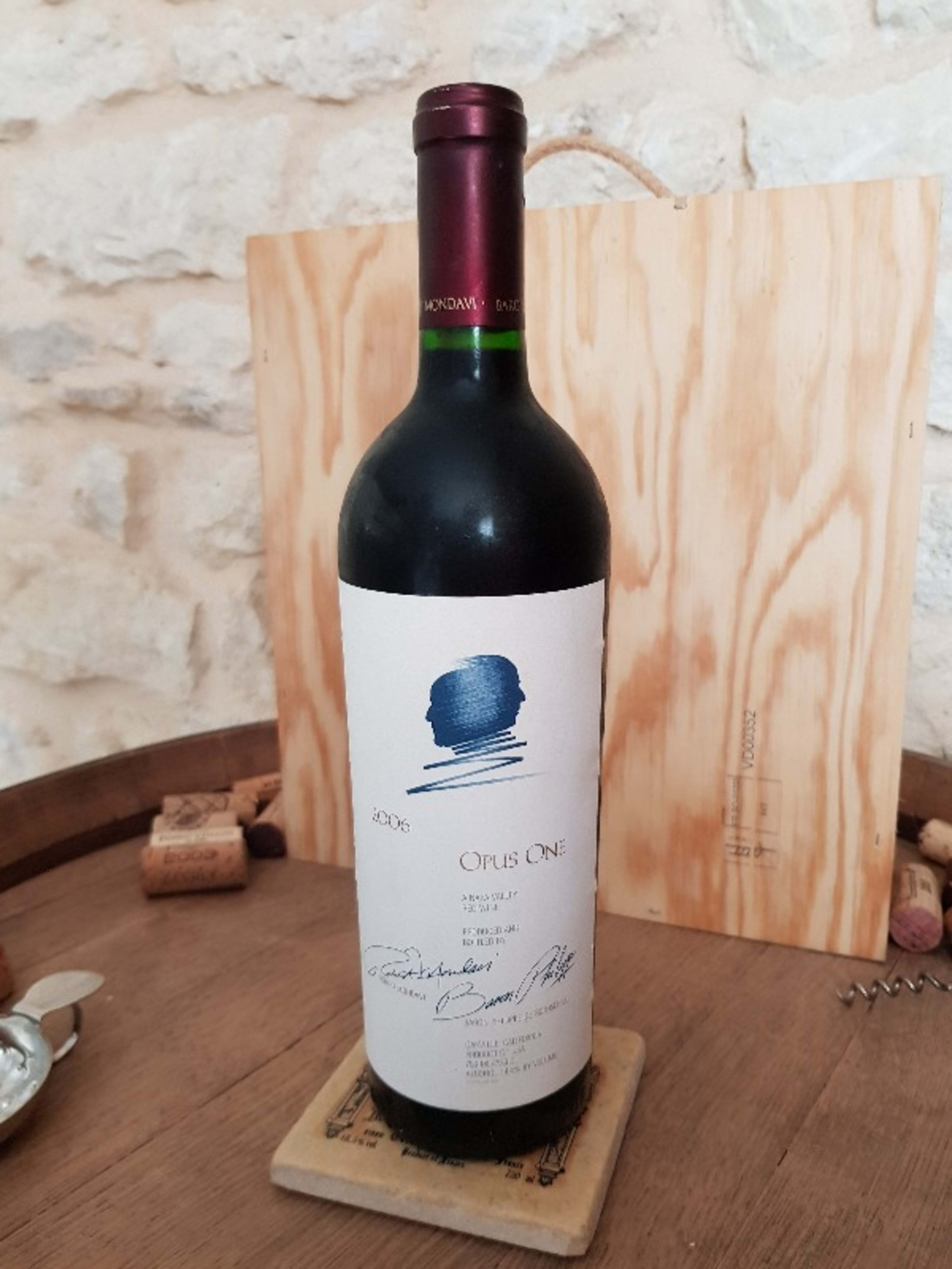 Opus one, Robert mondavi baron Philippe de Rothschild, 2006