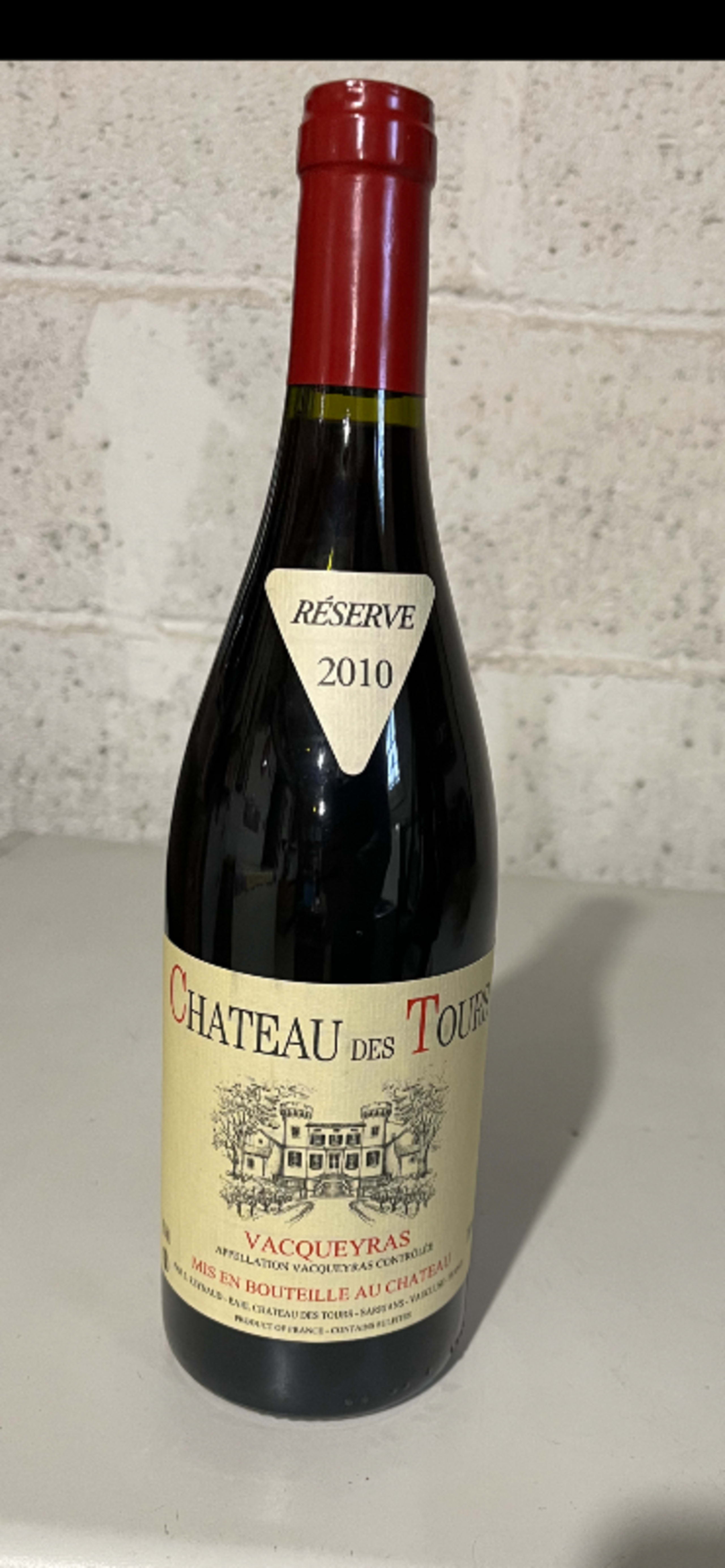 Vacqueyras, Château des Tours, 2010