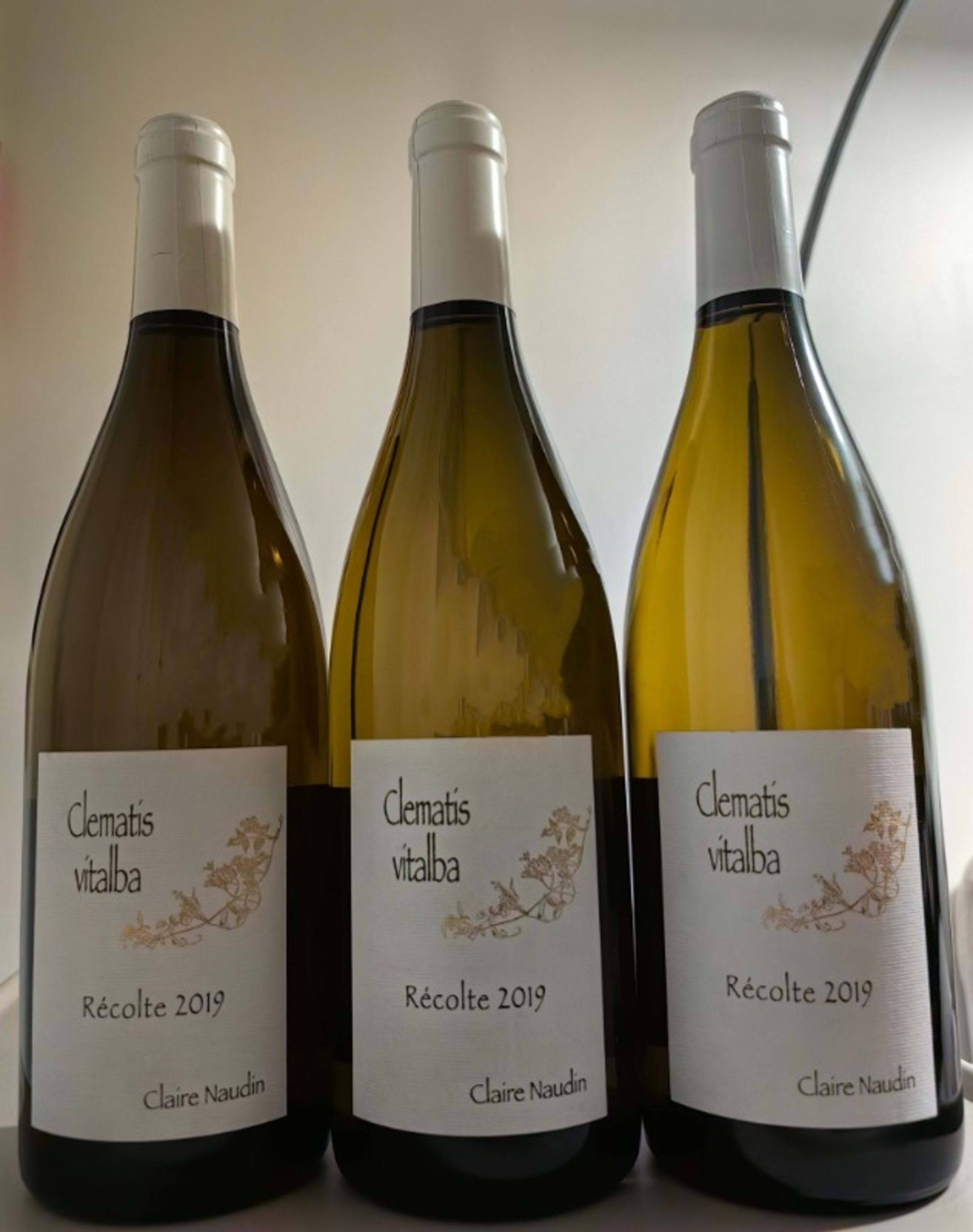 3 x Hautes-Côtes-de-Nuits, Clematis Vitalba, Claire Naudin, 2019