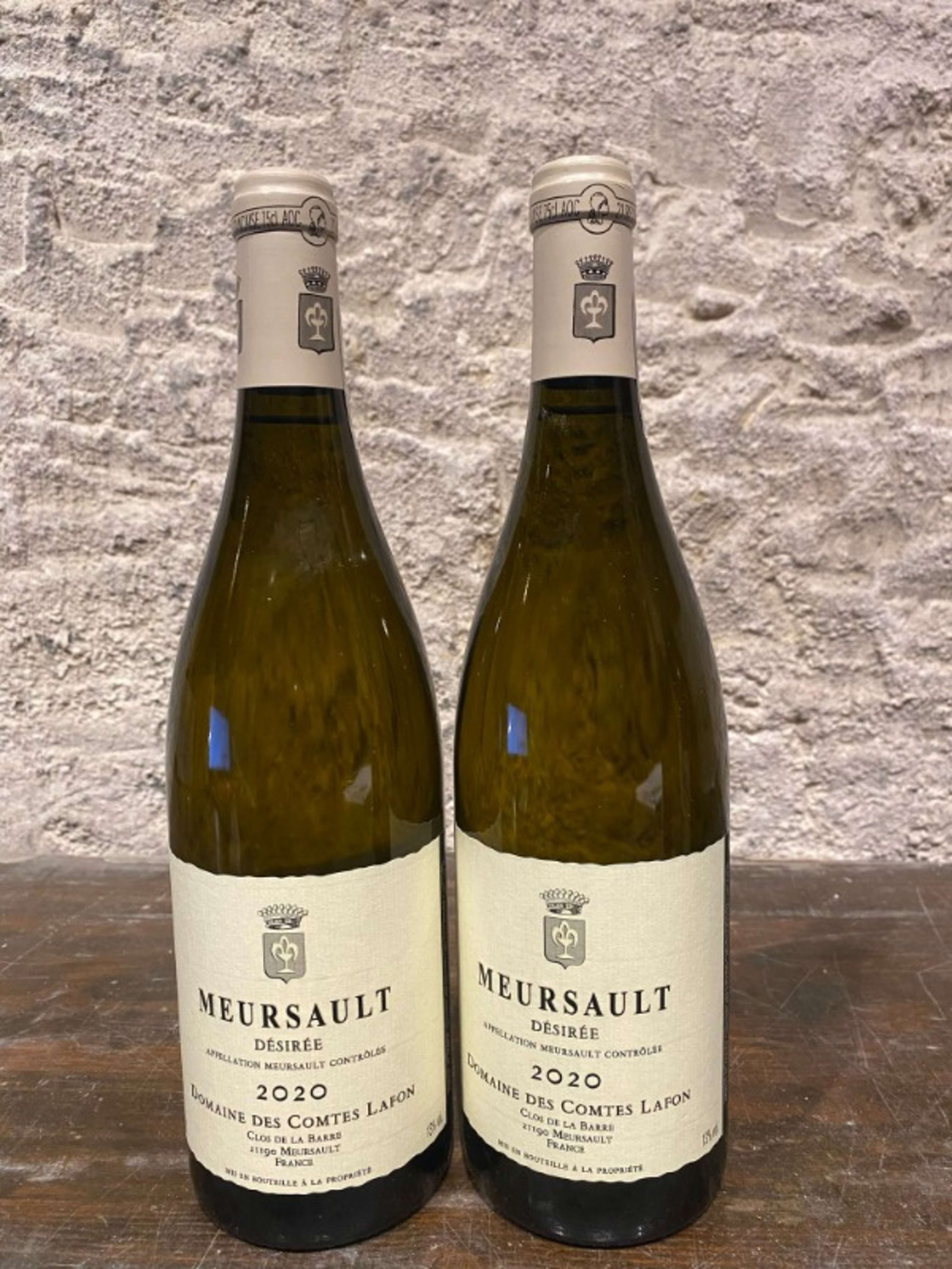 2 x Meursault, Désirée, domaine des Comtes Lafon, 2020