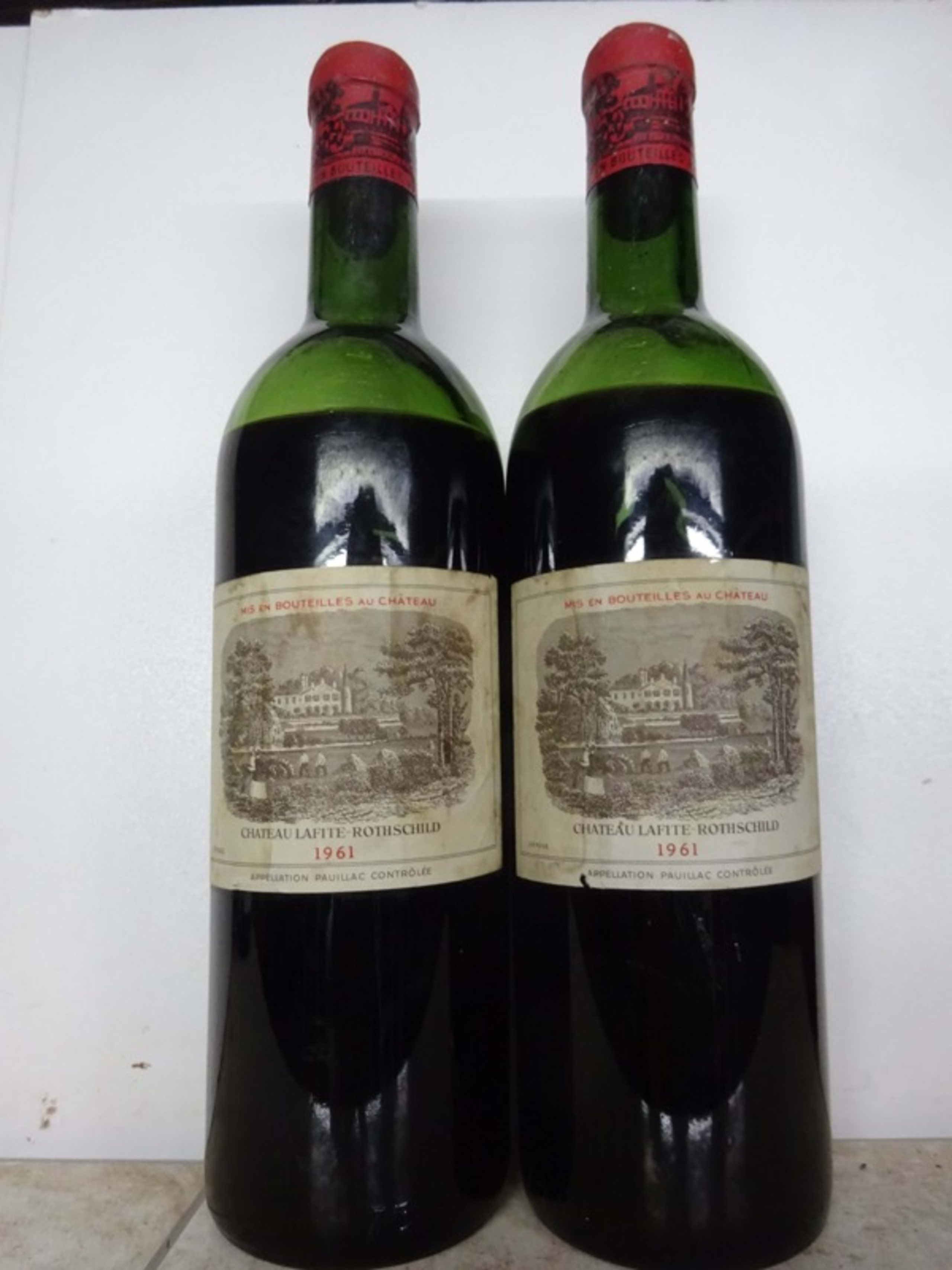 2 x 1er GCC, Lafite Rothschild, Pauillac, 1961
