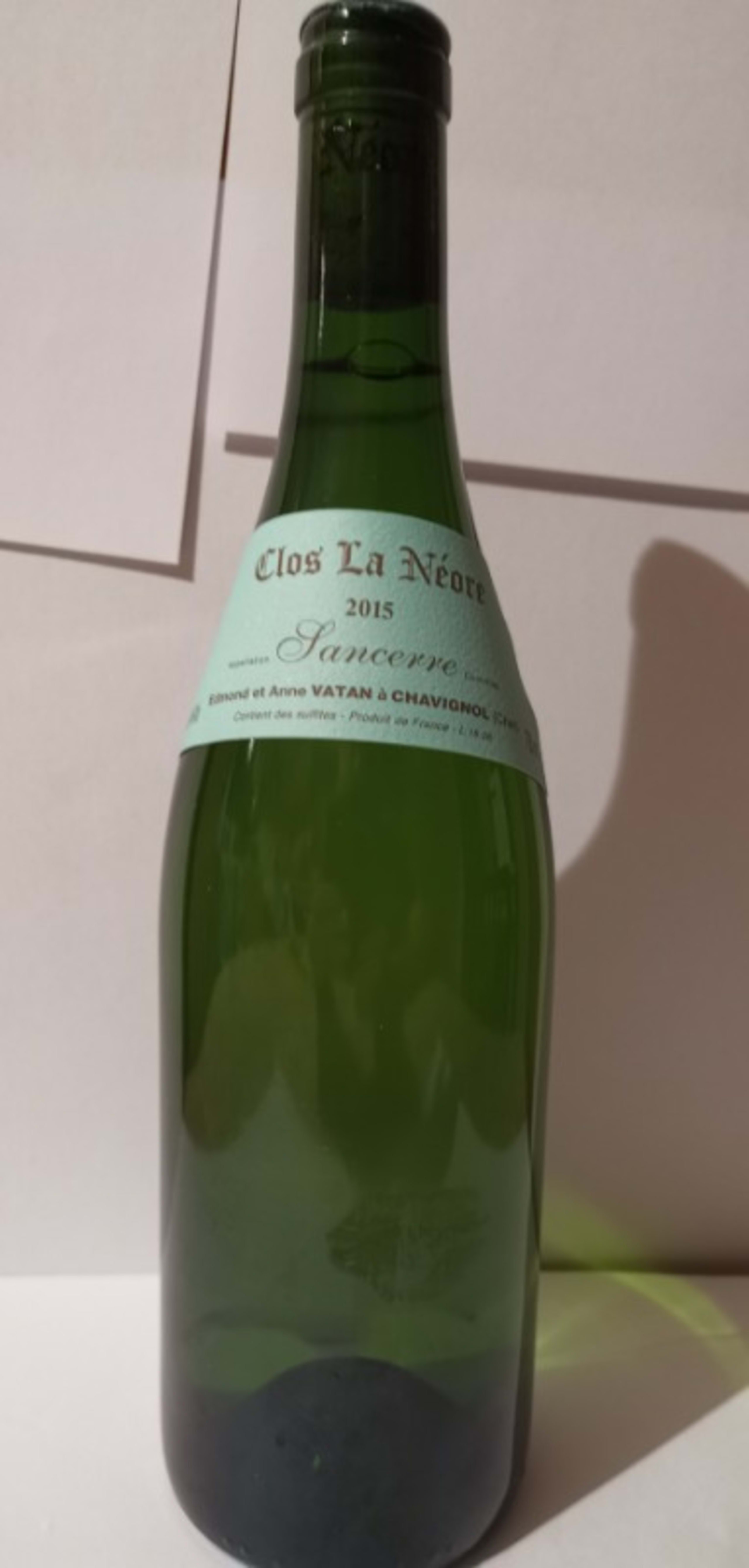 Clos de la Neore, Sancerre, Edmond Vatan, 2015