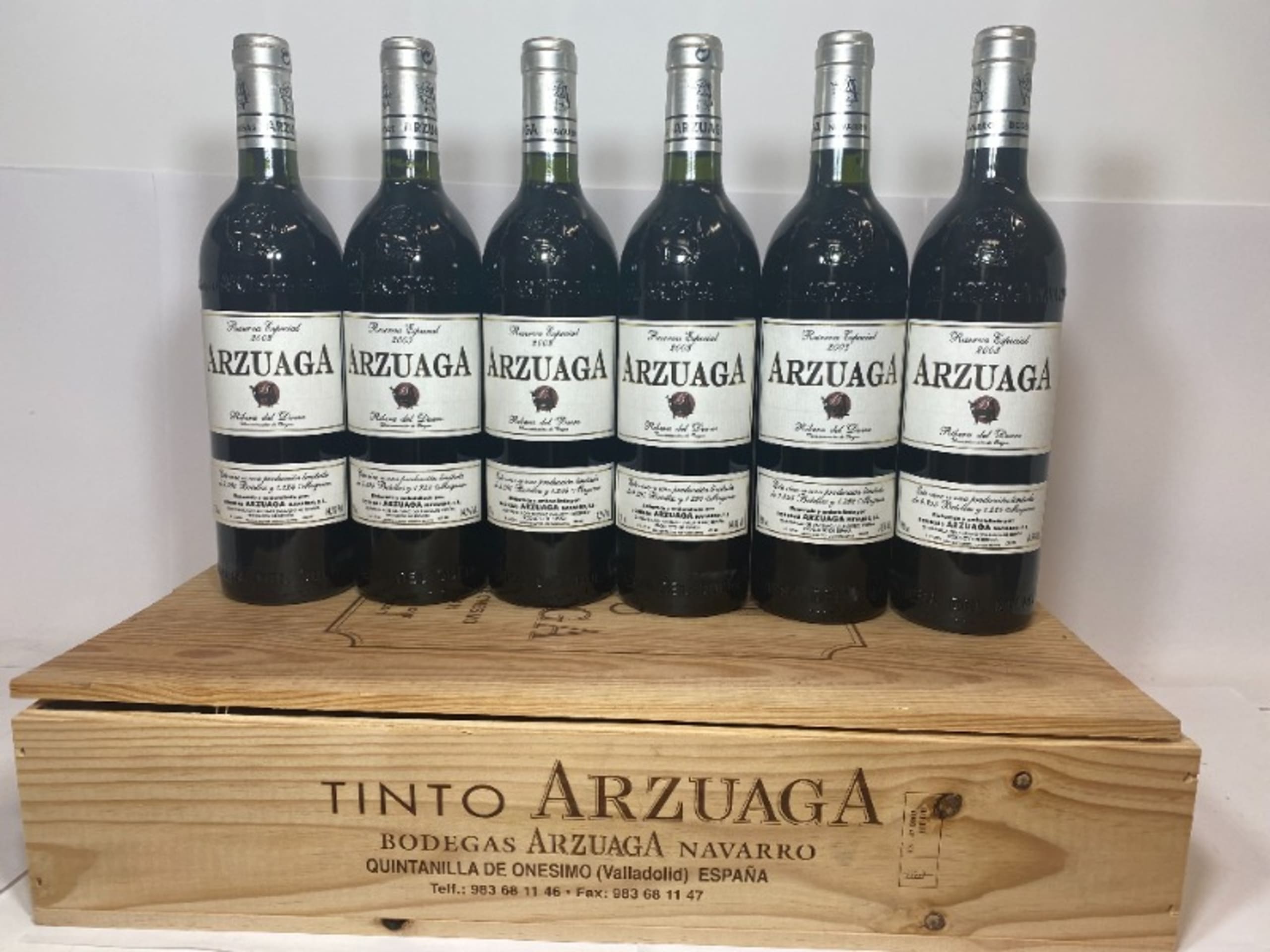 CBO/OWC 6 x Reserva Especial, Arzuaga, Ribera del Duero, 2003