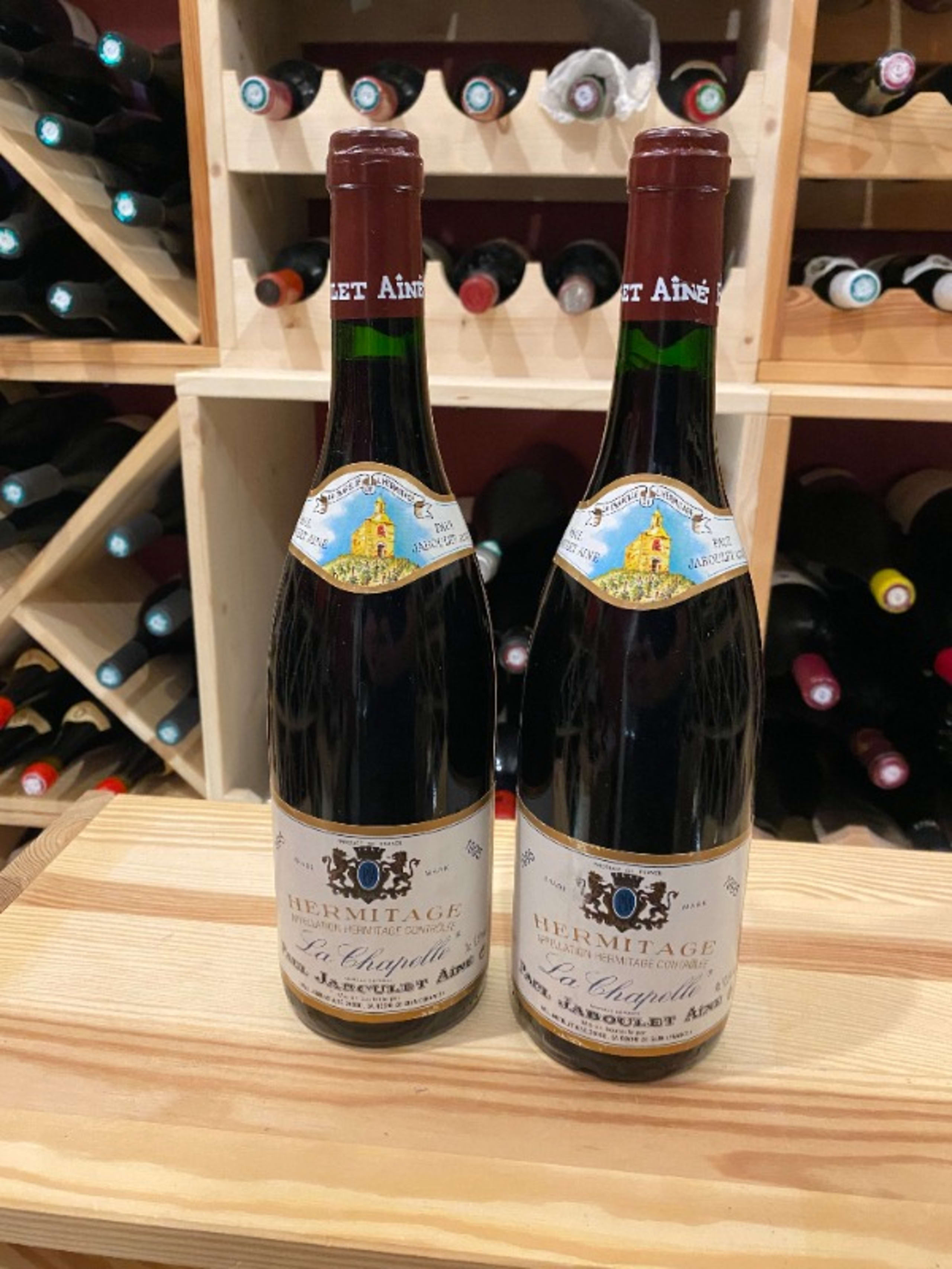 2 x Hermitage, La Chapelle, Paul Jaboulet Ainé, 1995
