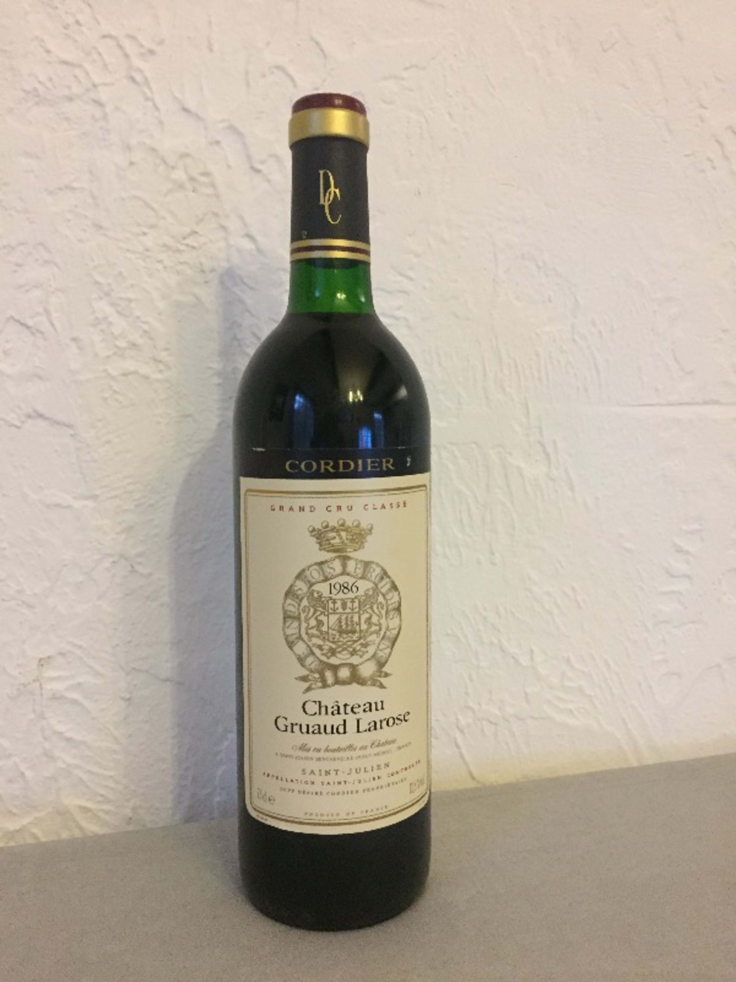 Château Gruaud Larose, Saint-Julien, 1986