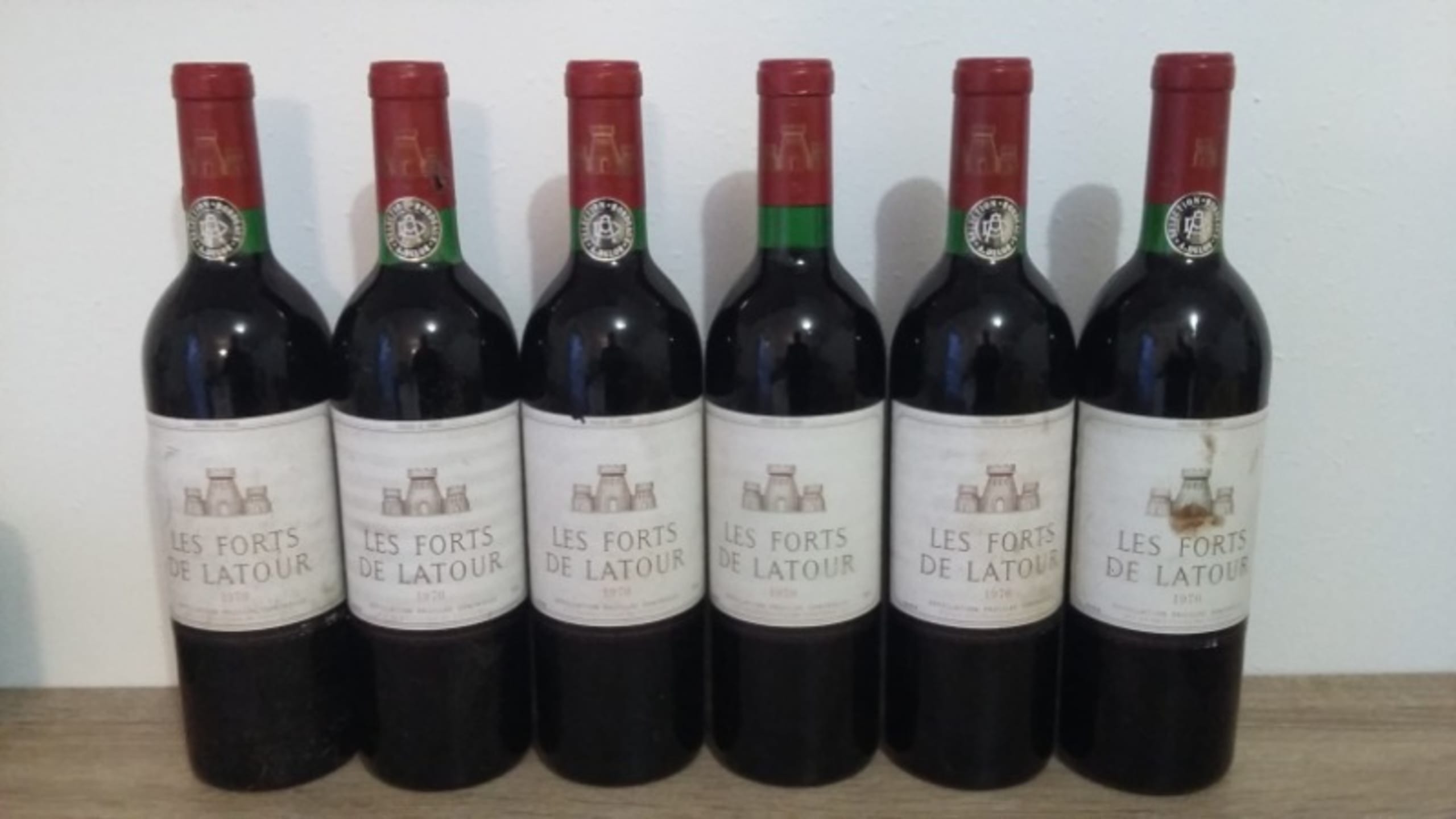 6 x Forts de Latour, Château Latour, Pauillac, 1970