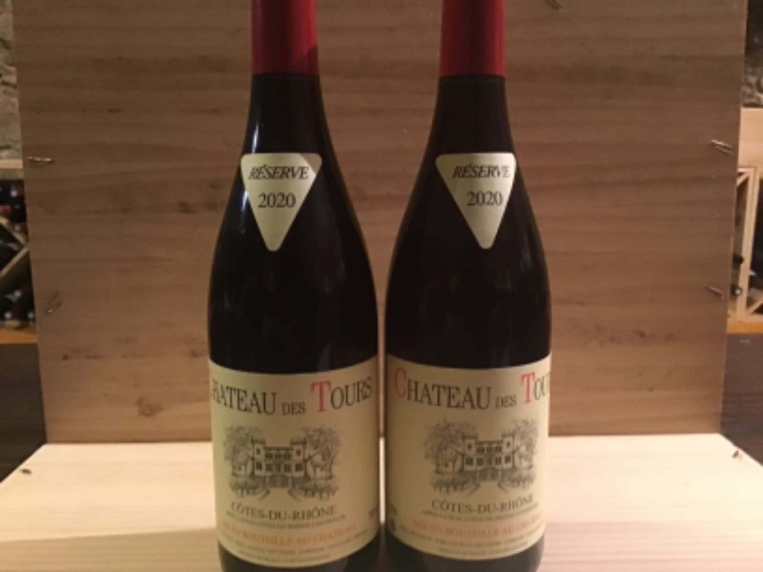 2 x Côtes-du-Rhône, Château des Tours, 2020