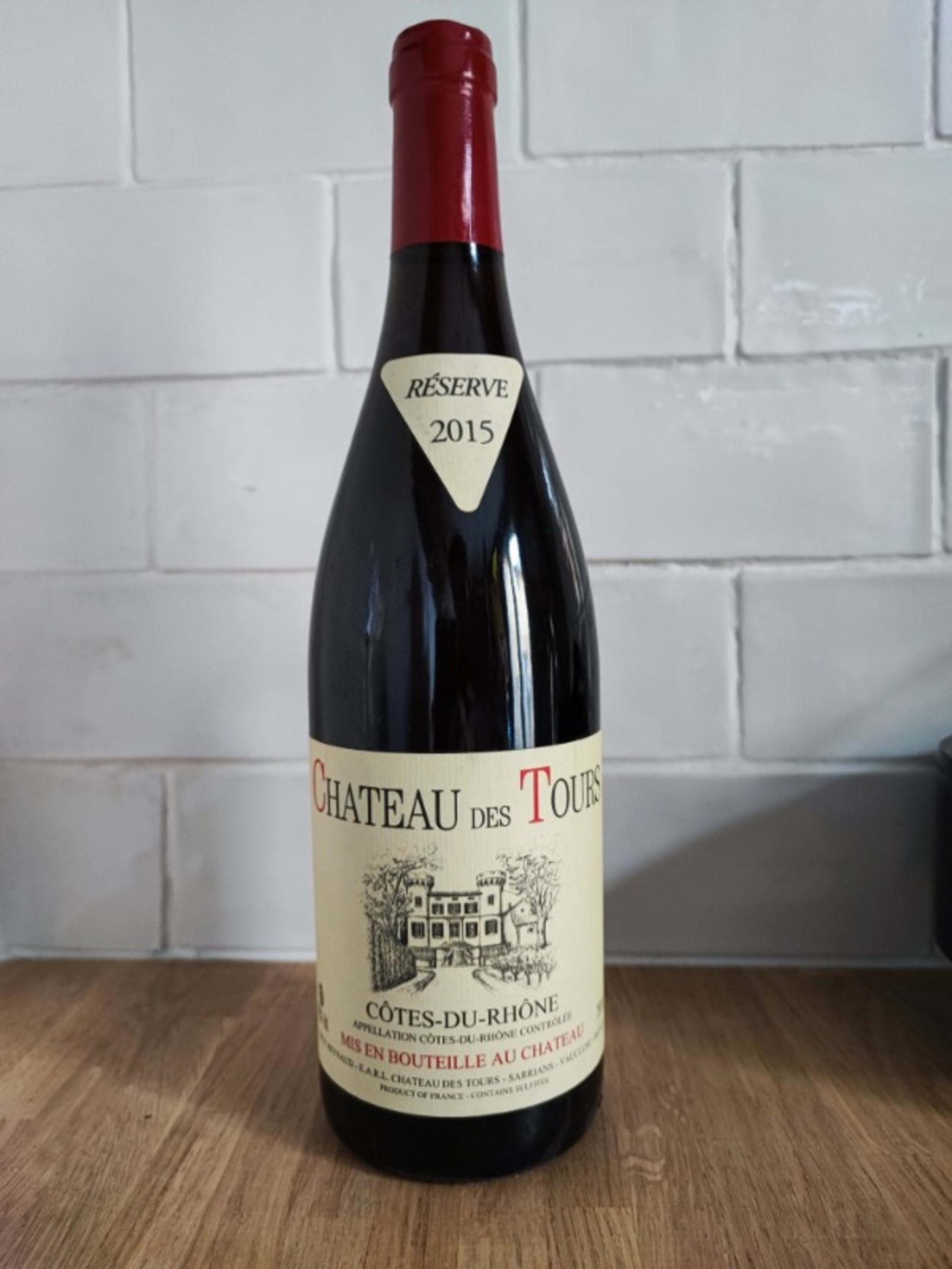 Côtes-du-Rhône, Réserve, Château des Tours, 2015