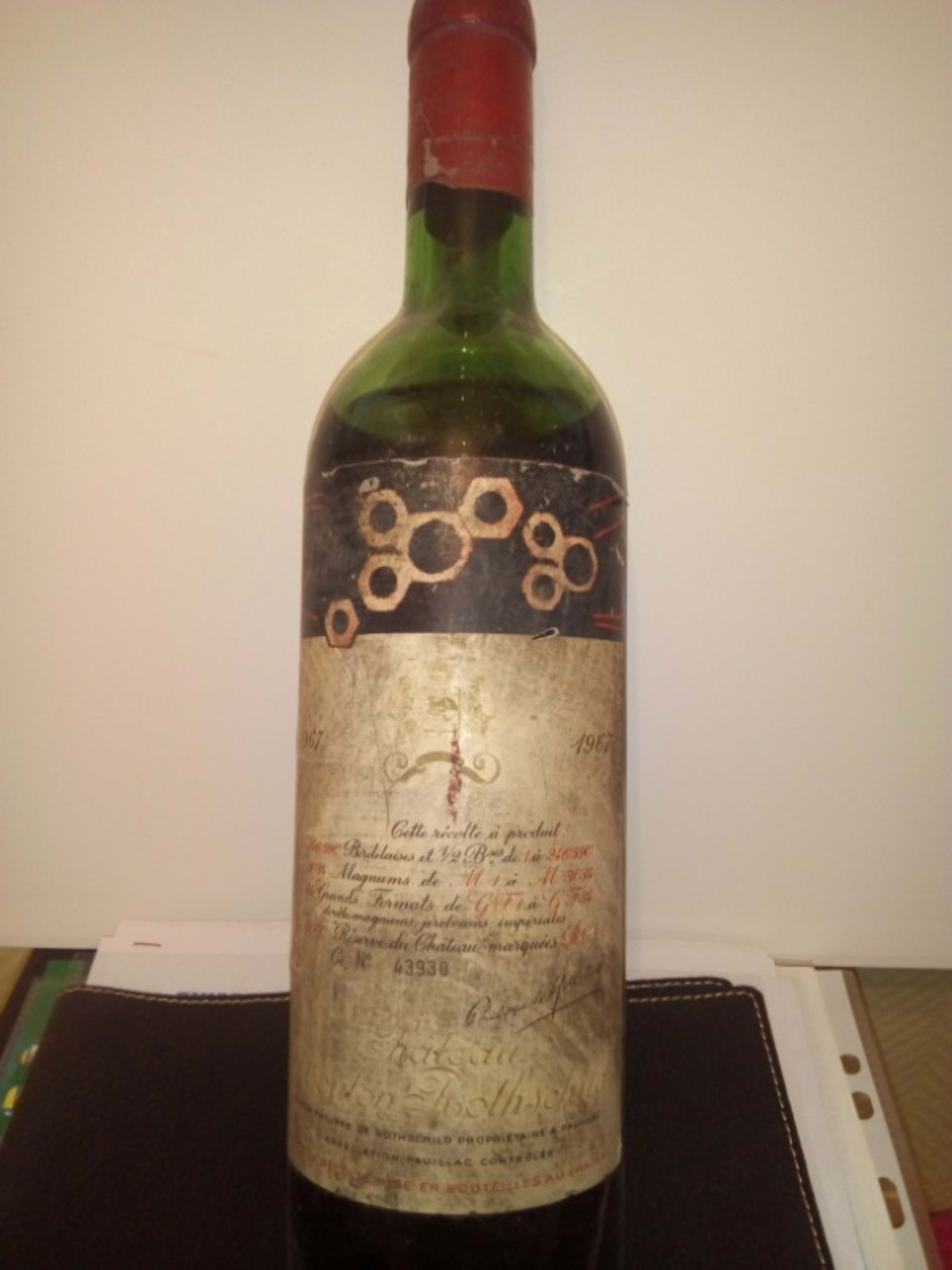 Château Mouton Rothschild, Pauillac, 1967