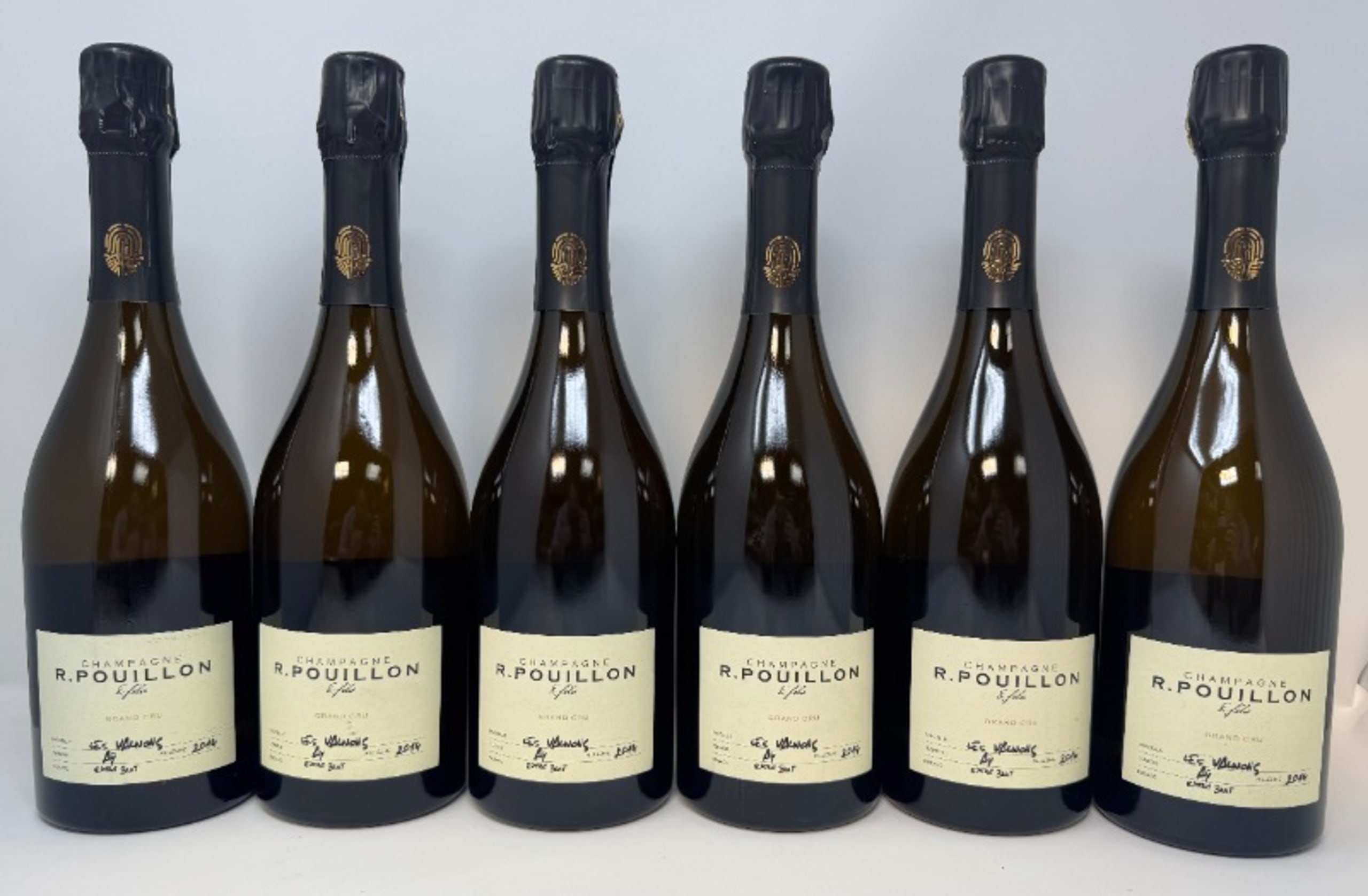6 x Blanc de Blancs Aÿ Grand Cru Les Valnons, R. Pouillon & Fils, Champagne, 2014