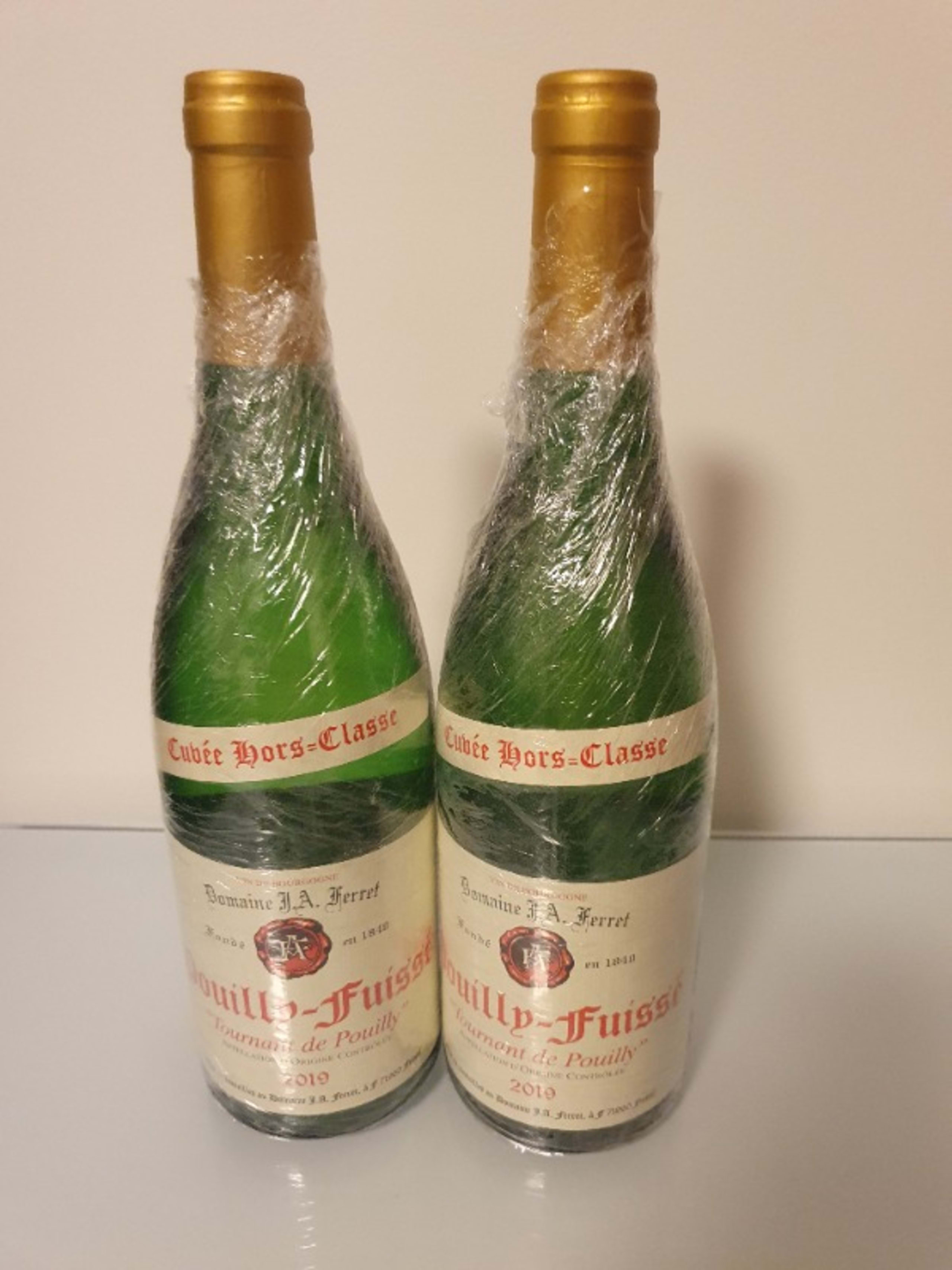 2 x Pouilly-Fuissé, Tournant de pouilly, J.A Ferret, 2019