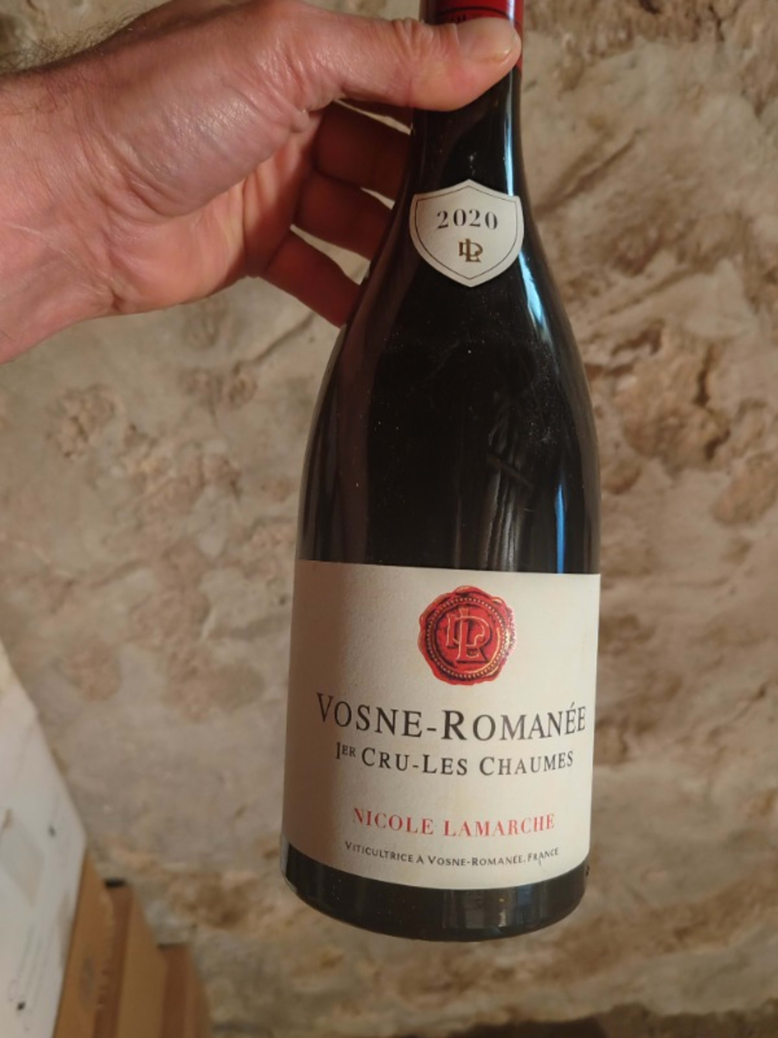 Vosne-Romanée, 1er Cru les Chaumes, Nicole Lamarche, 2020