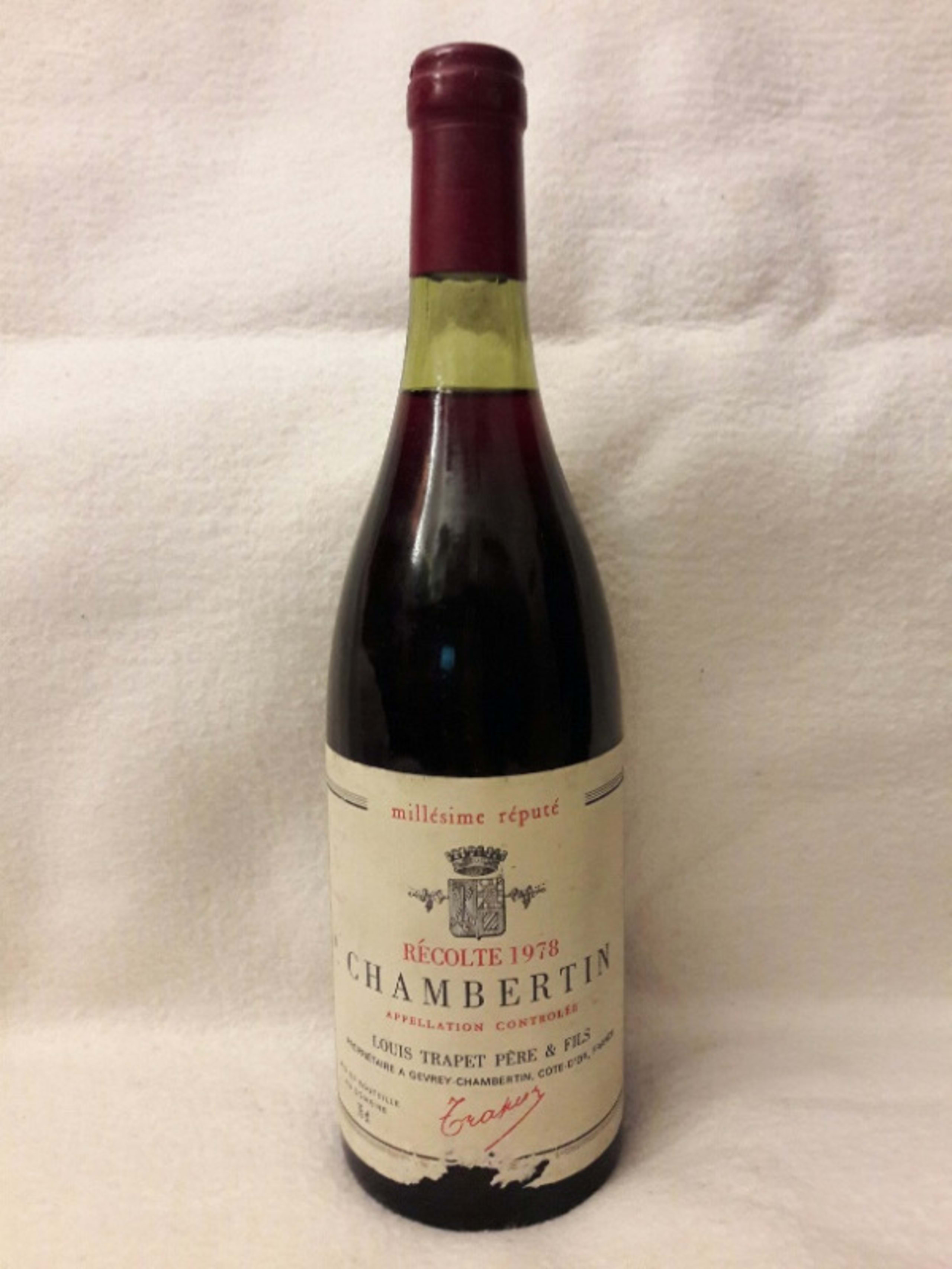 Chambertin, Louis Trapet et fils, 1978