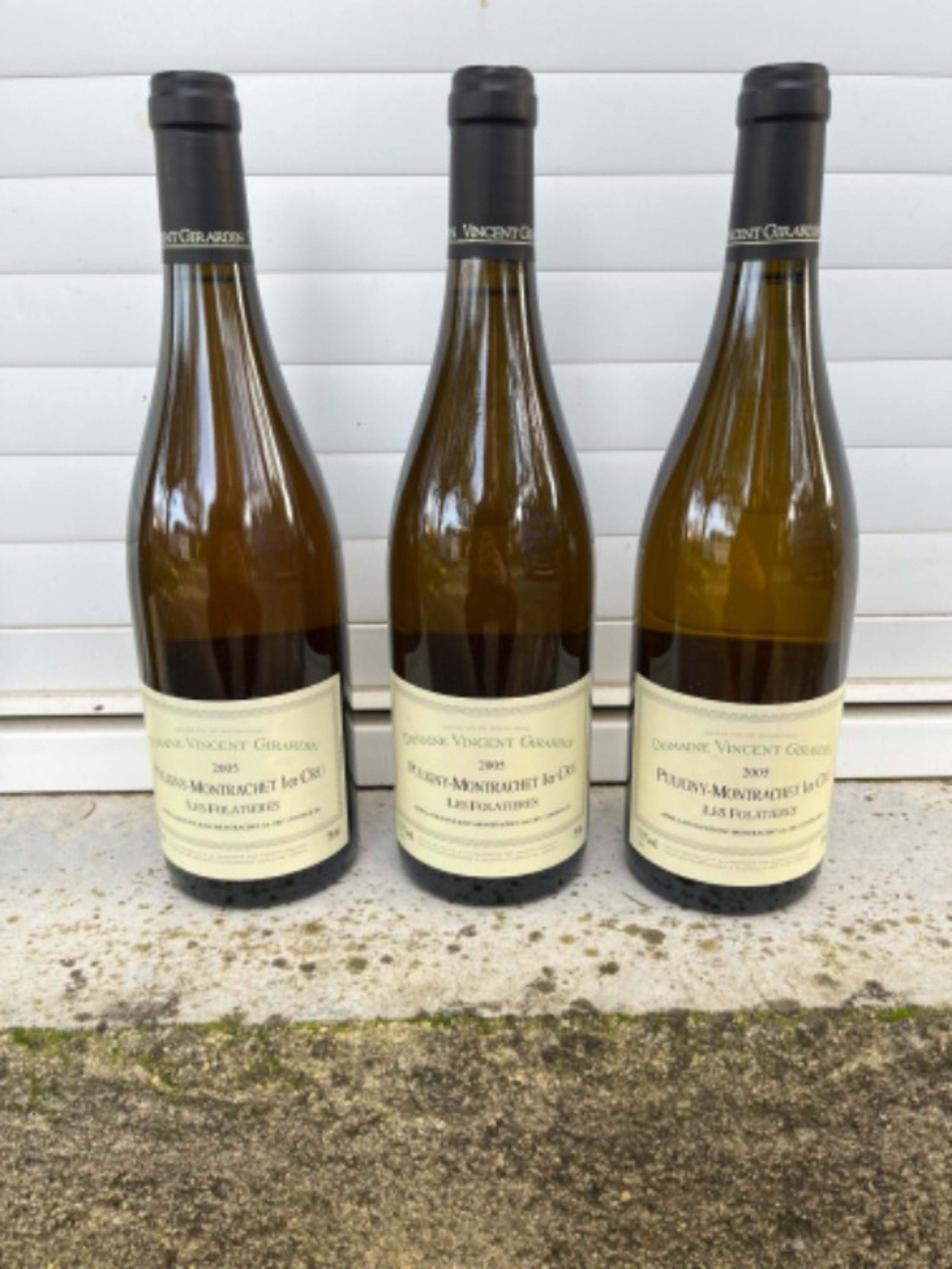 3 x Puligny-Montrachet, 1er Cru - Les Folatières, Vincent Girardin, 2005
