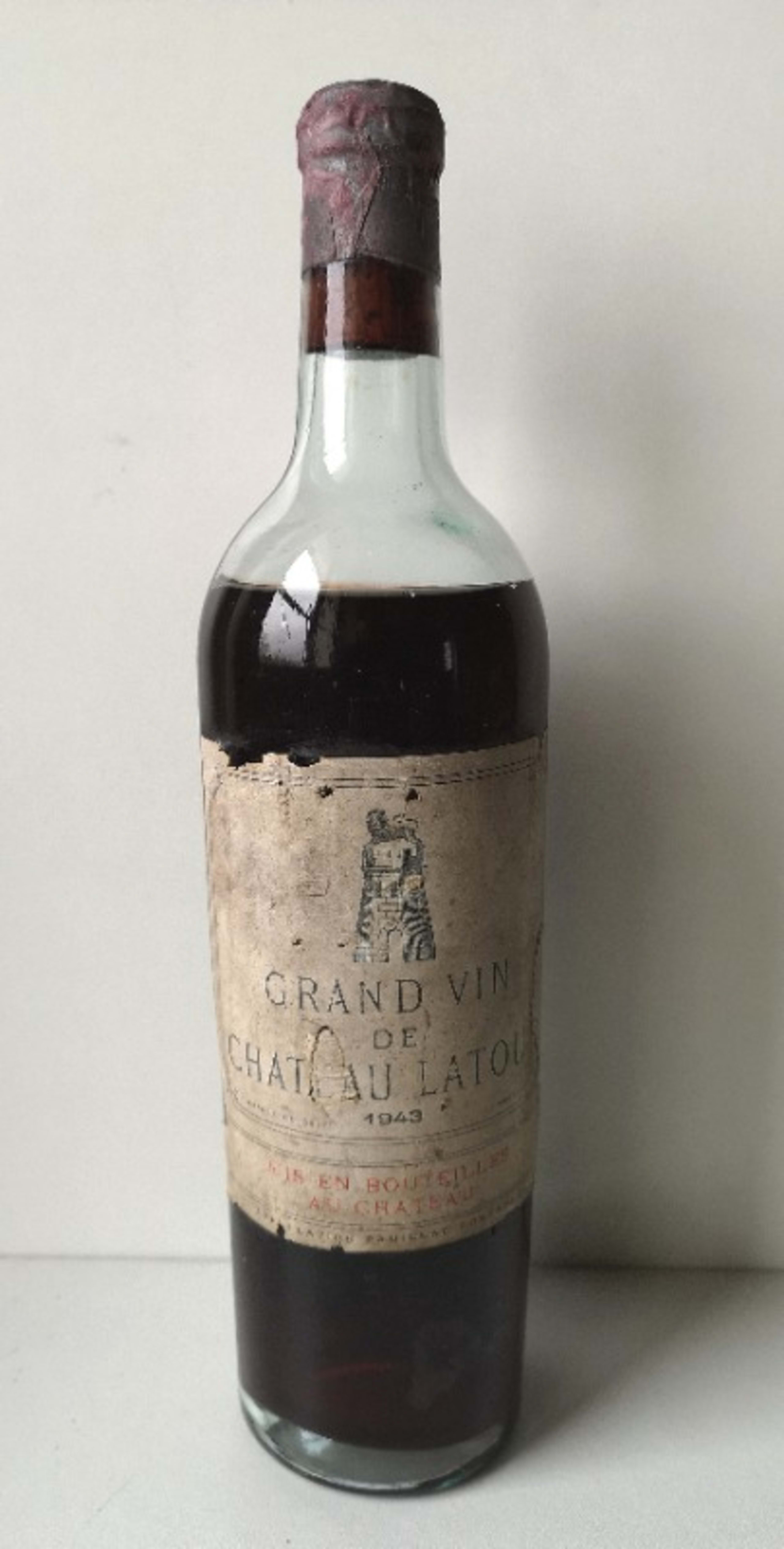 Grand Vin de château Latour, Pauillac, 1943