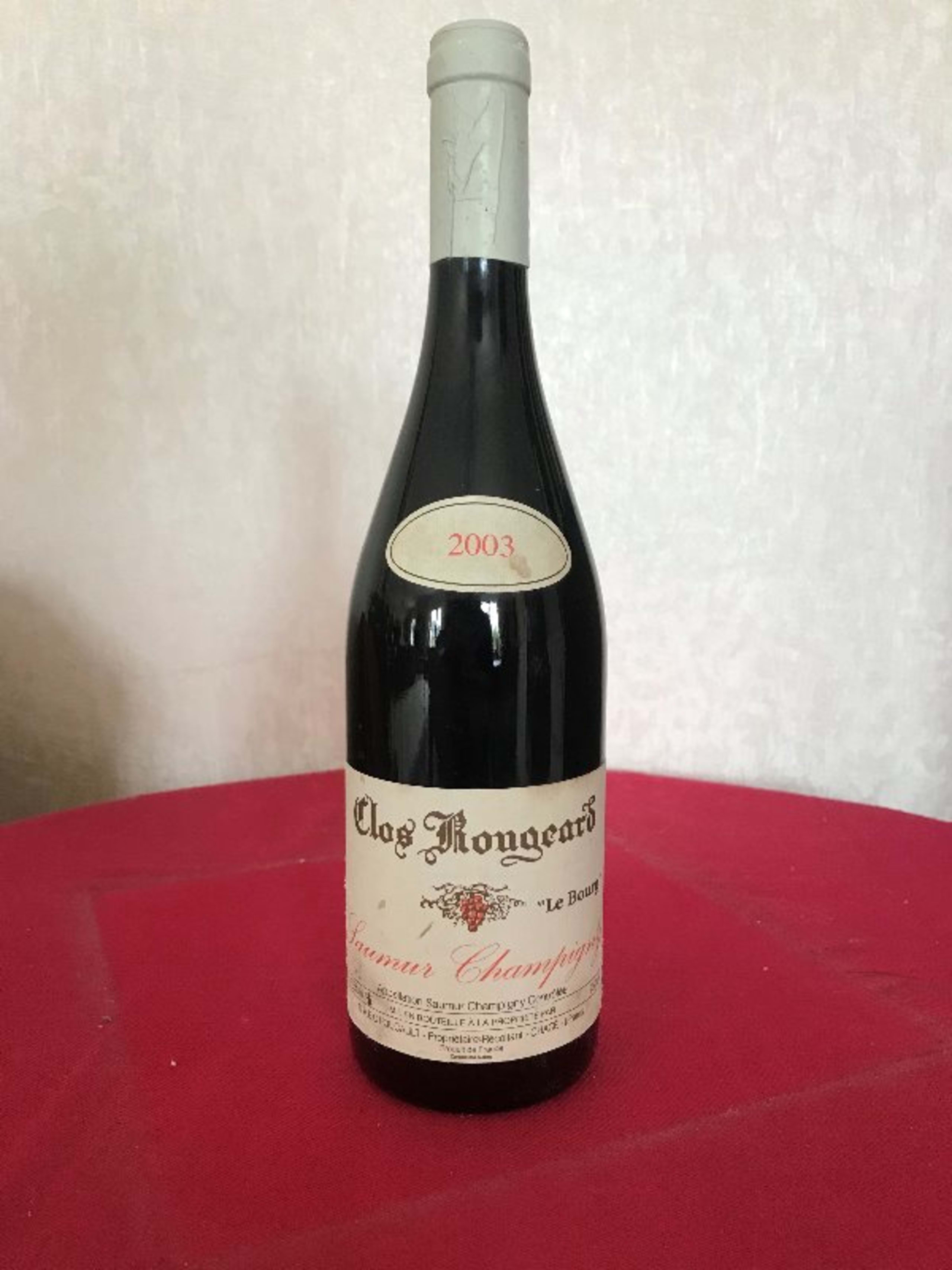Le Bourg, Saumur Champigny, Clos Rougeard, 2003