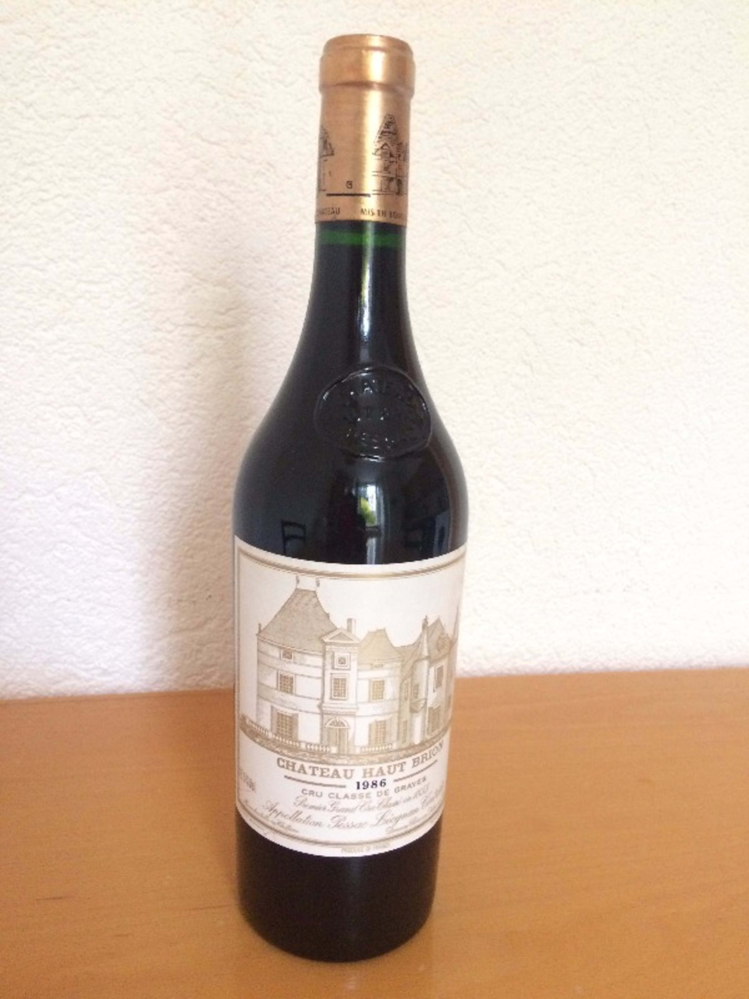 Château Haut Brion, Pessac-Léognan, 1986
