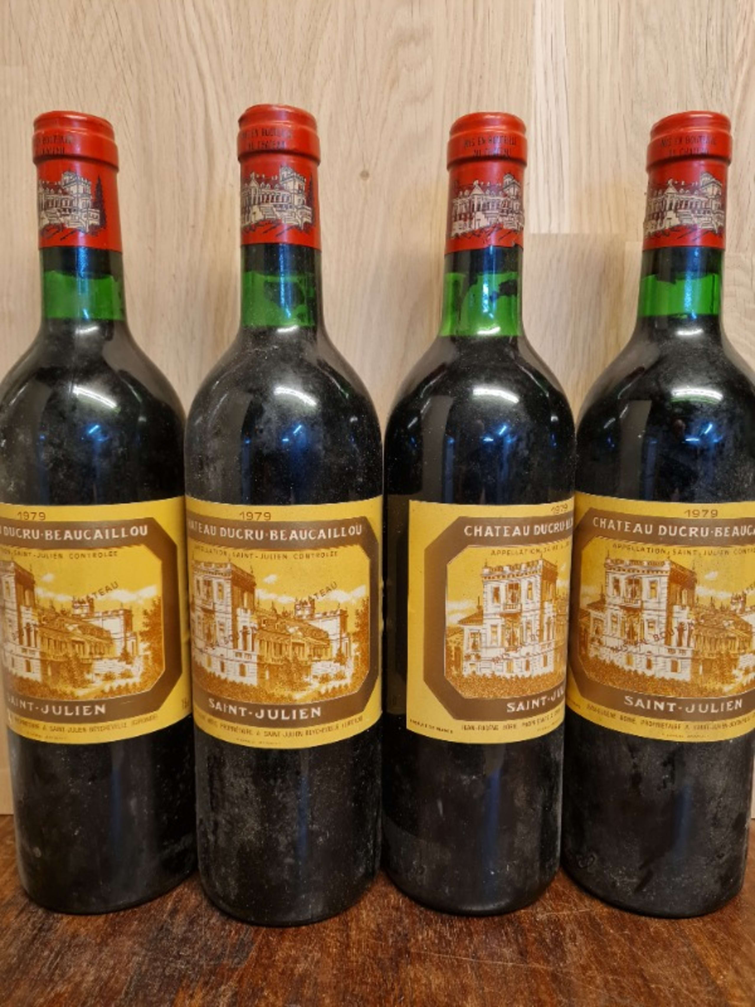 4 x château Ducru Beaucaillou, Saint-Julien, 1979