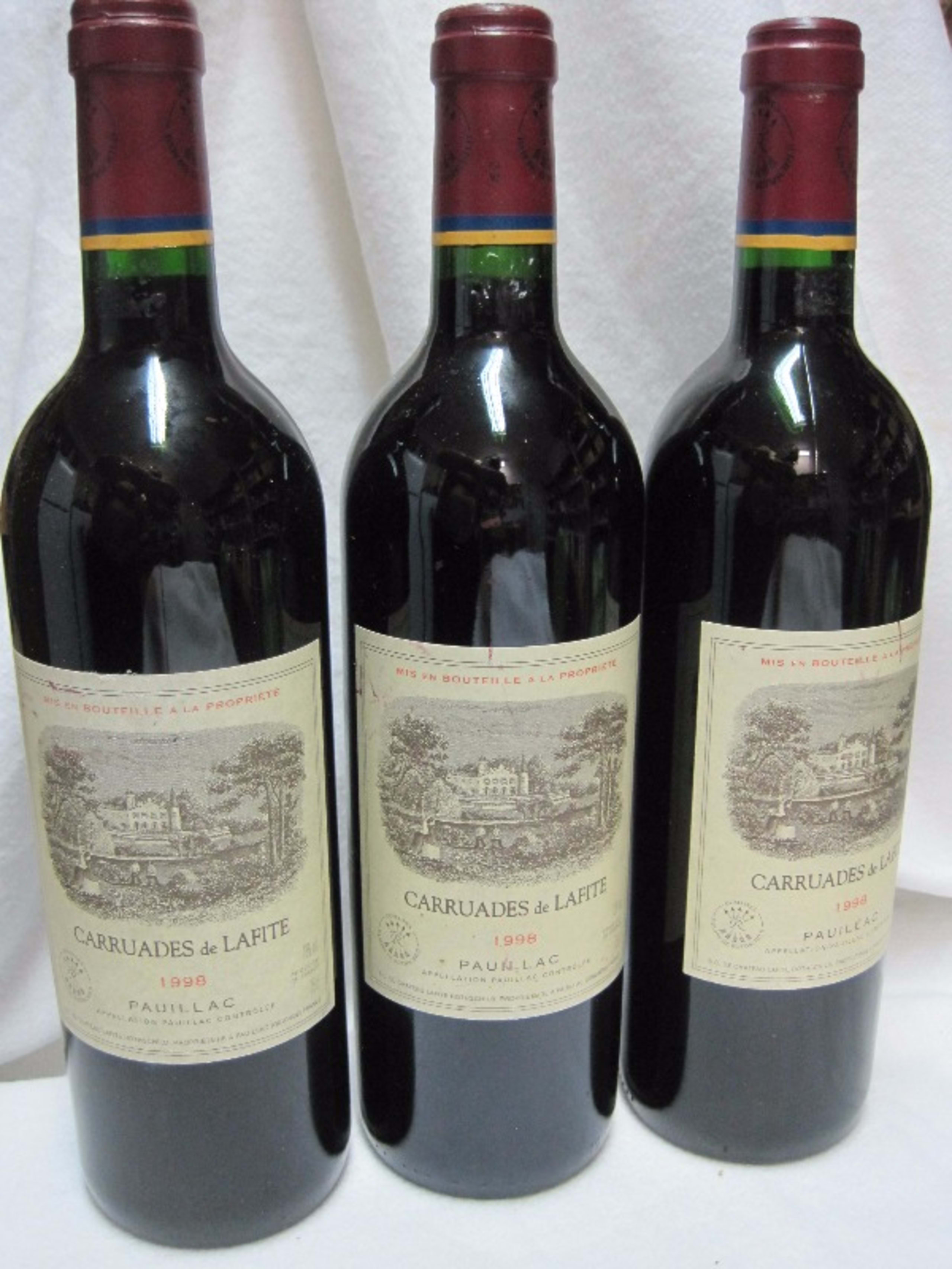 Carruades de Lafite, Pauillac, 1998