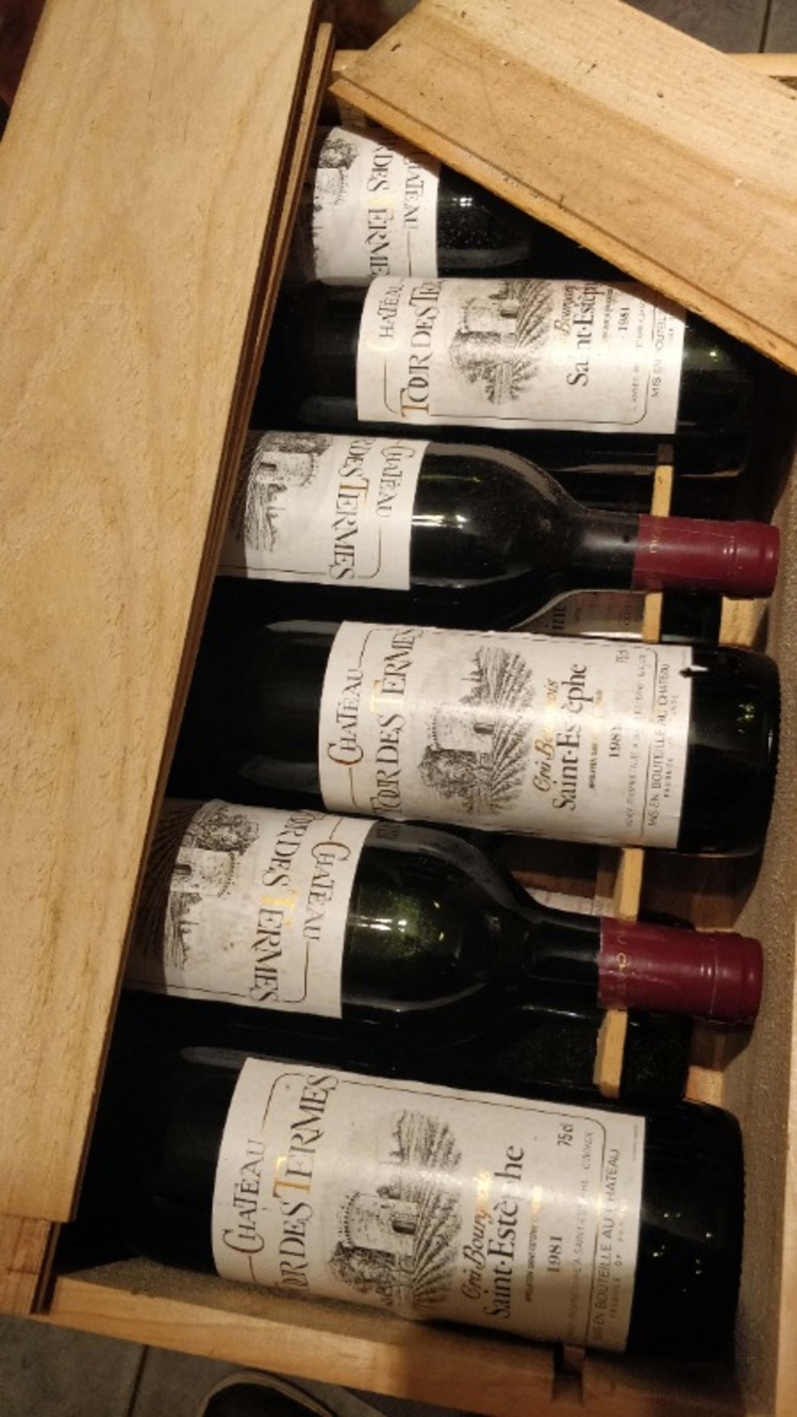 CBO/OWC 12 x Cru bourgeois, Chateau tour des termes, Saint-Estèphe, 1981