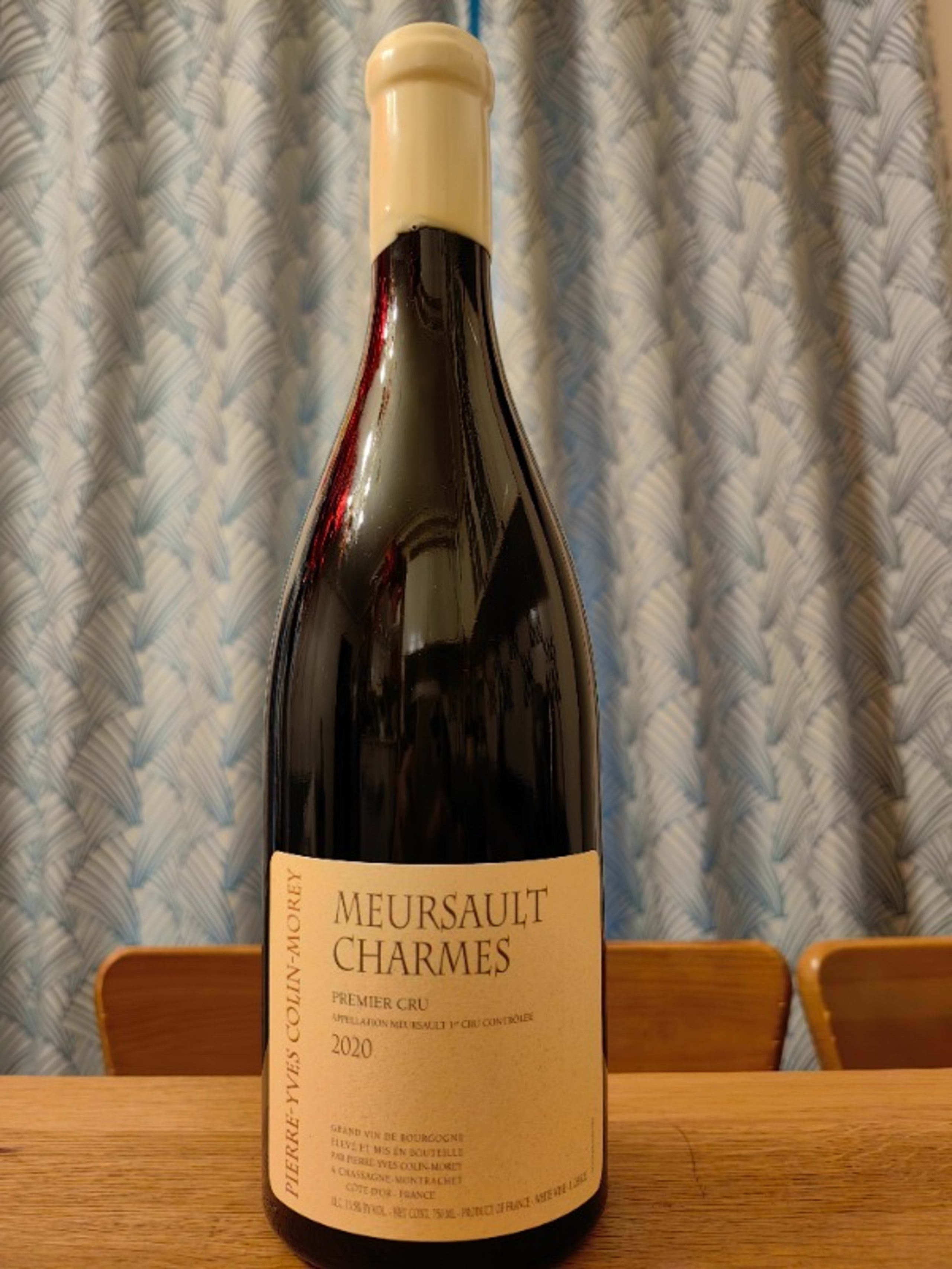 Meursault, Charmes 1er Cru, Pierre-Yves Colin - Morey, 2020