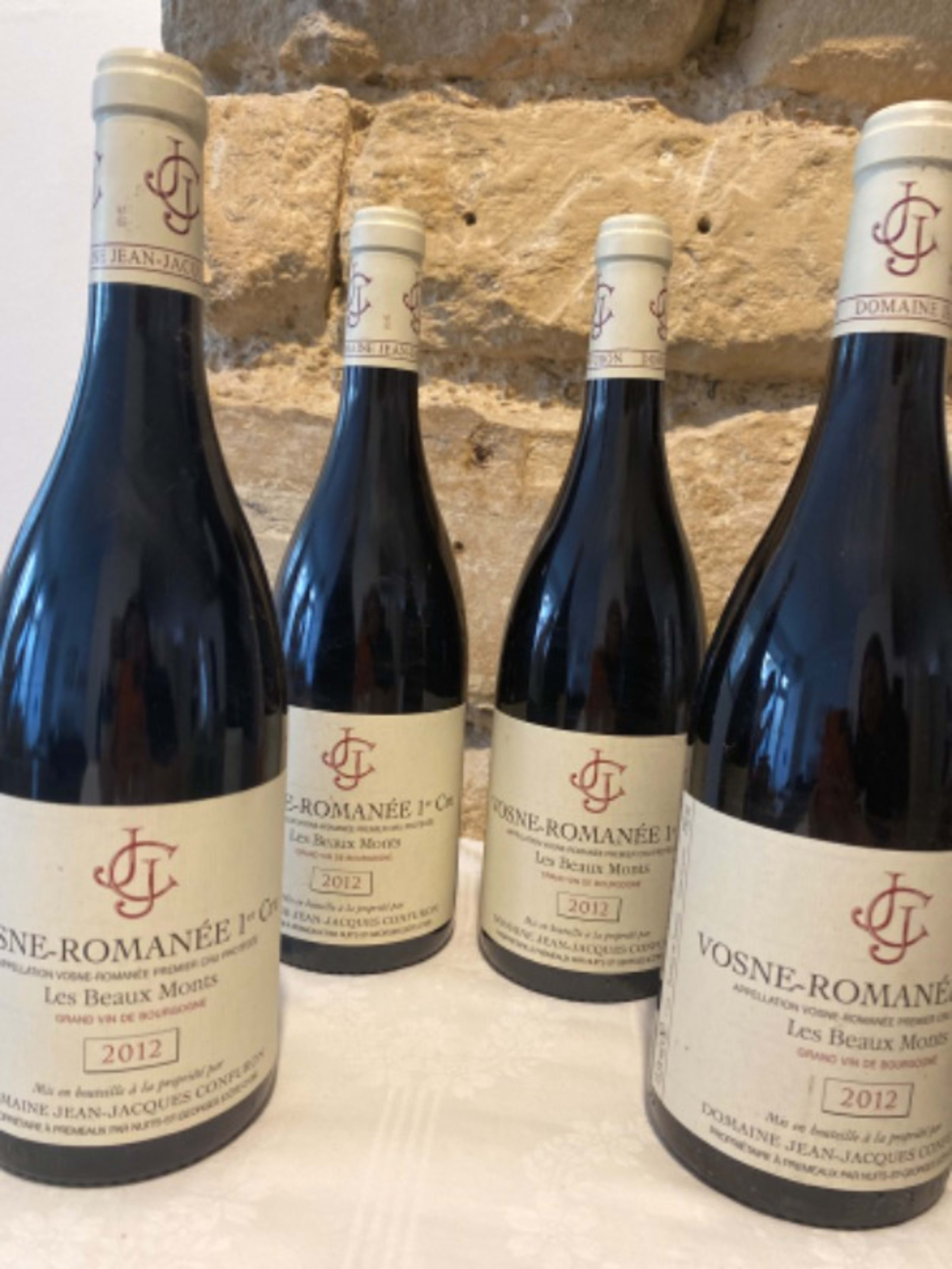 4 x Vosne-Romanée, 1er Cru - Les Beaux Monts, Domaine J. J. Confuron, 2012