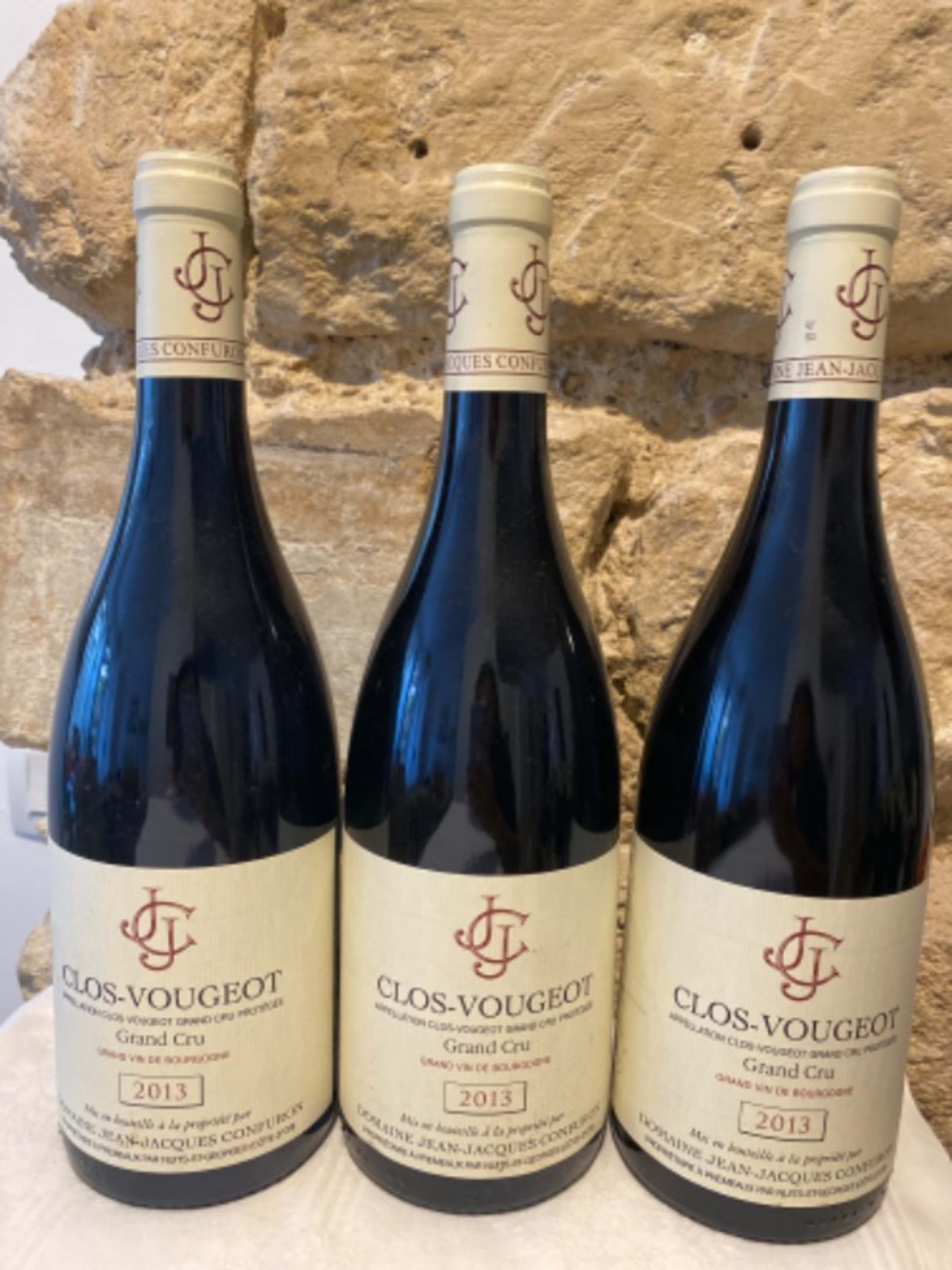 3 x Clos de Vougeot, Grand Cru, Domaine J. J. Confuron, 2013