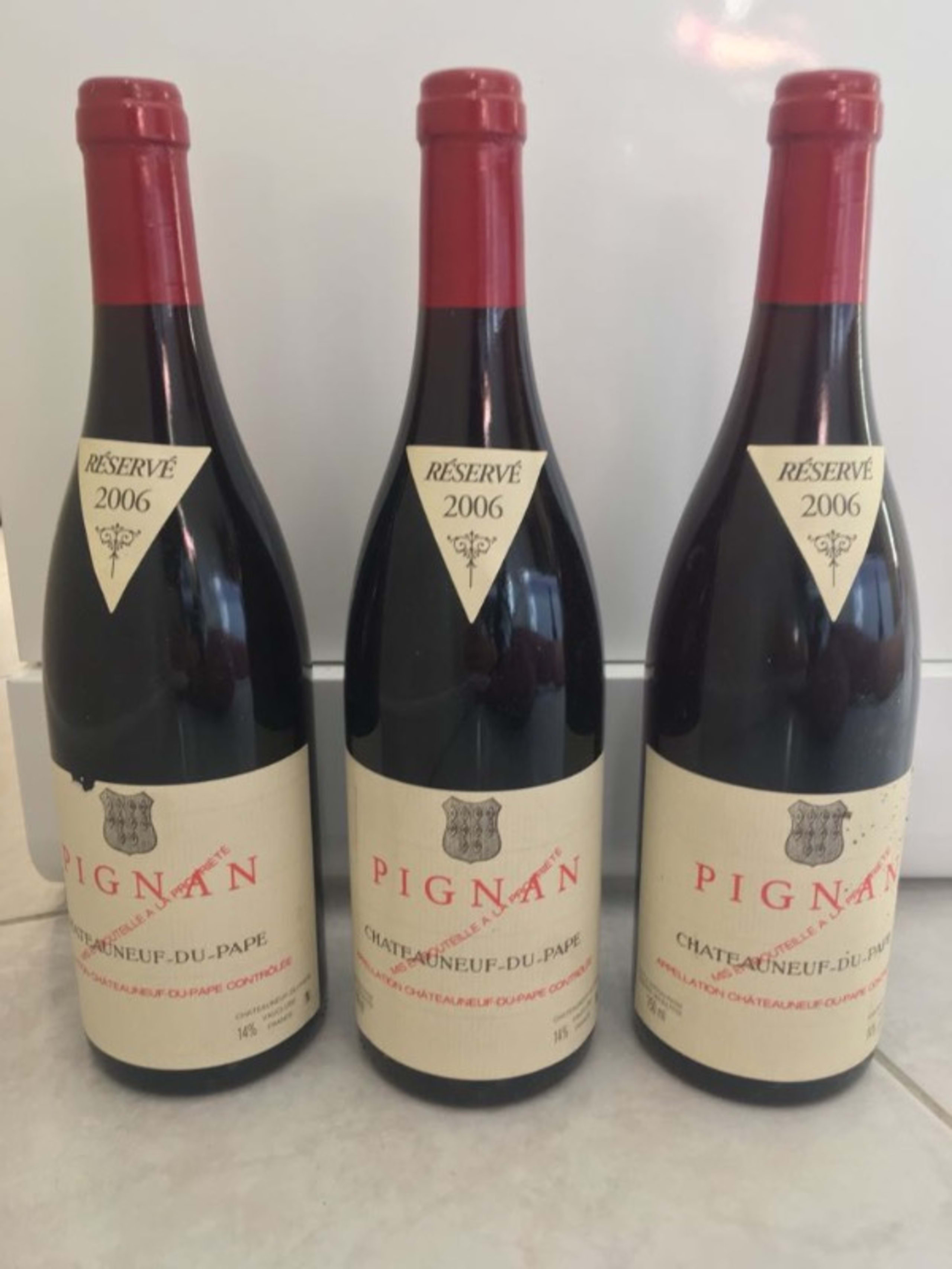 3 x Châteauneuf-du-Pape, Pignan, Château Rayas, 2006