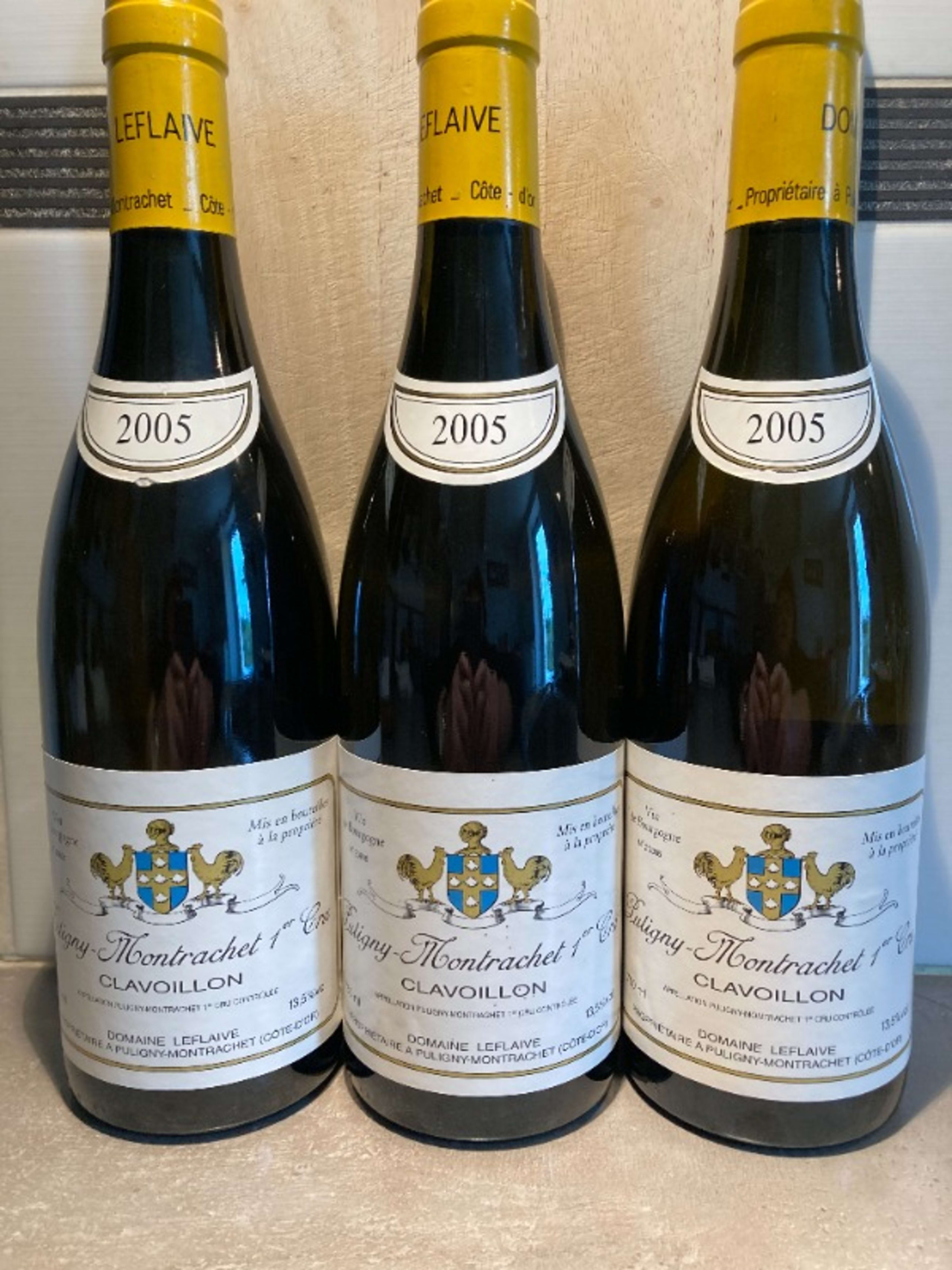 3 x Puligny-Montrachet, 1er cru/ Clavoillon, Domaine Leflaive, 2005